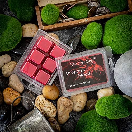 The Candle Daddy Dragons Blood Wax Melt - 6 Cubes