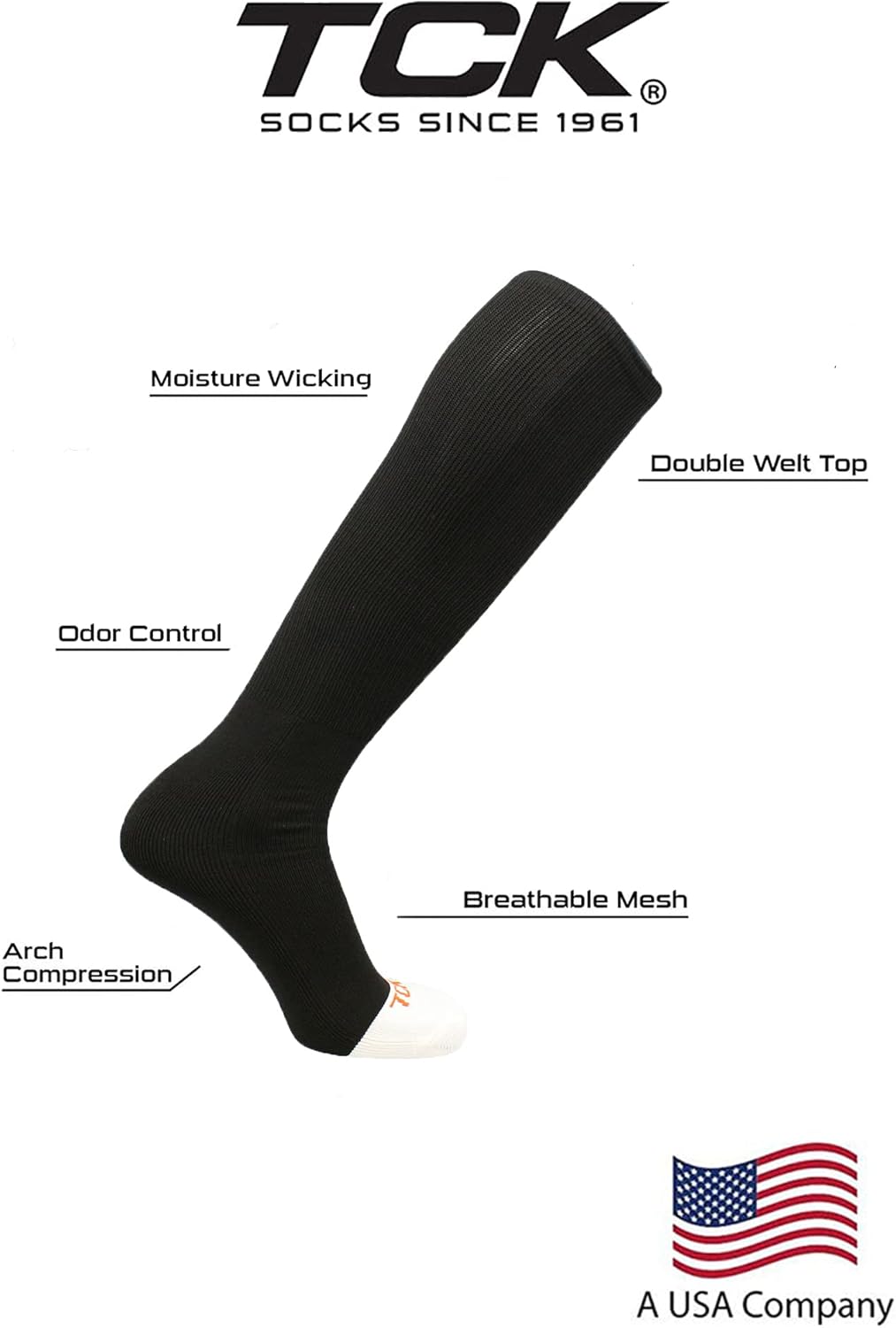 TCK Prosport Tube Socks for Multisport Activities