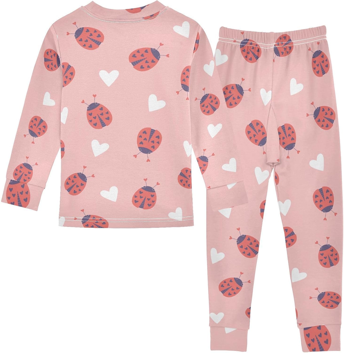 WIFIU Soft Cotton 2 Piece Pajama Set for Girls 18M-8Y