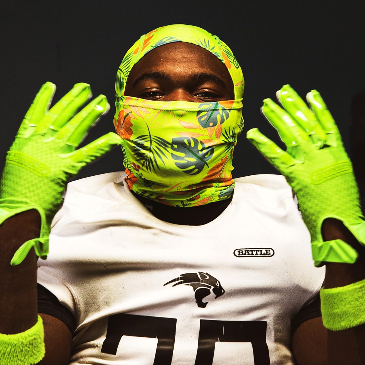 Battle Sports Performance Mask with Tight Fit and Moisture Wicking