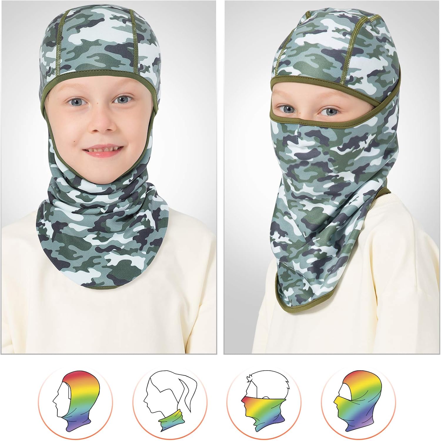 Venswell Kids Windproof Balaclava Ski Mask Winter Face Warmer