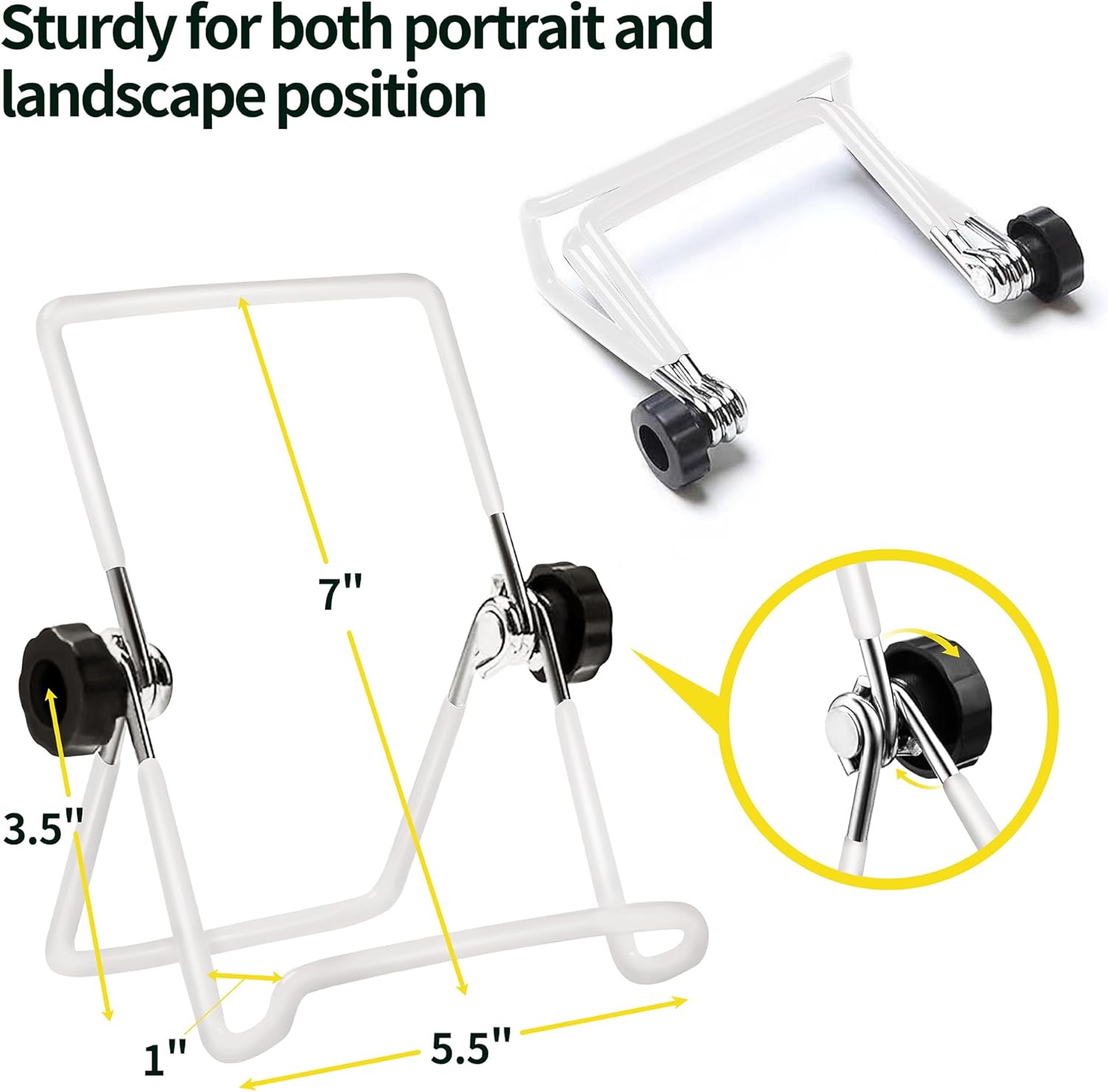 SOTER Adjustable Metal Plate Display Stand