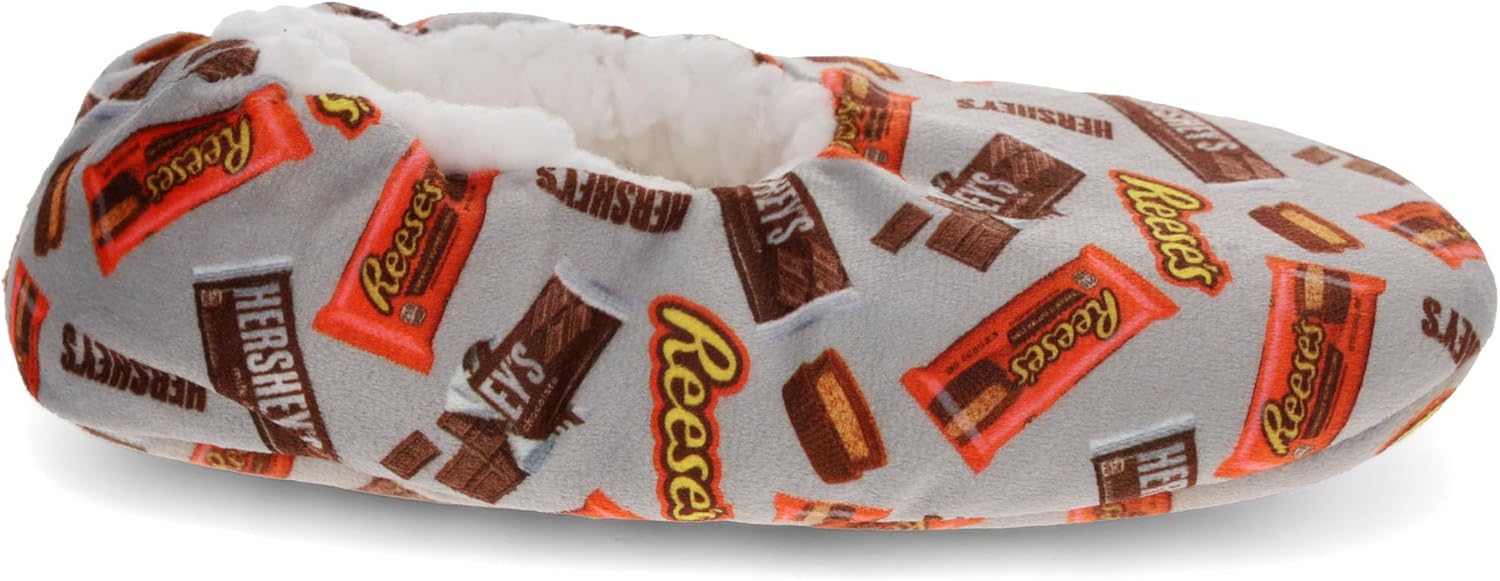 HERSHEYS Sock Slippers For Kids with Peanut Butter Cup Print
