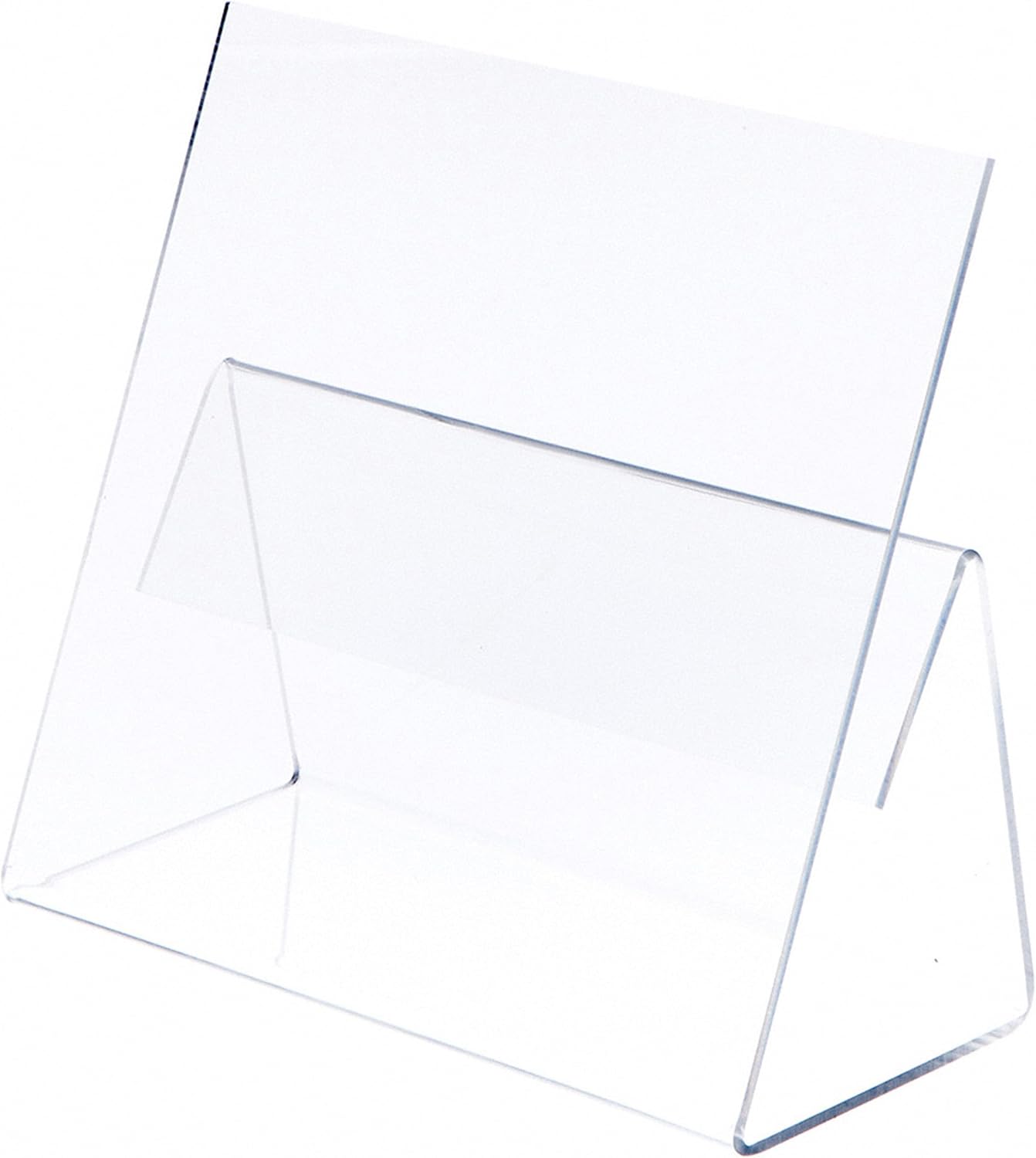 Plymor Clear Acrylic Cookbook Easel with Splatter Shield 6 Pack 1
