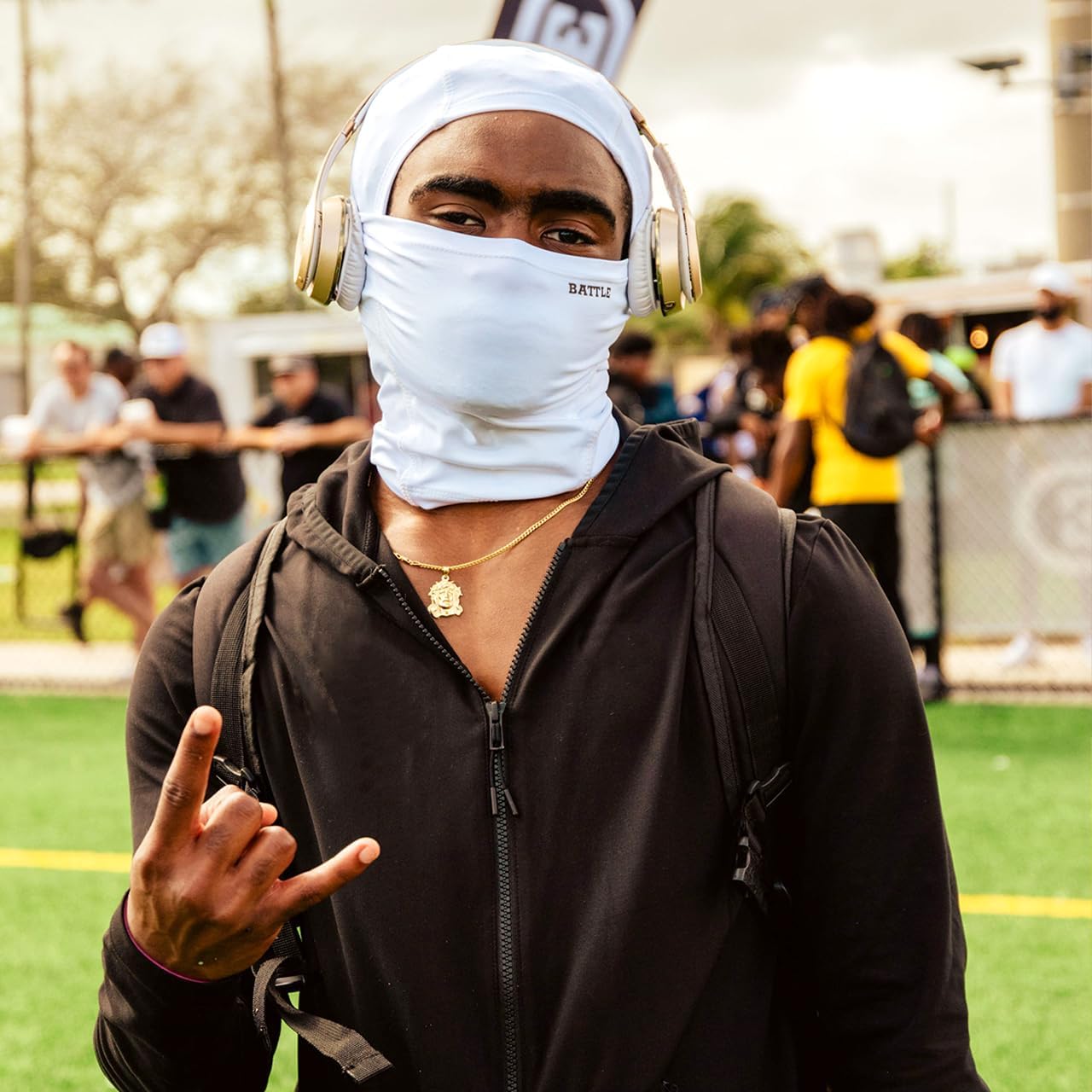 Battle Sports Performance Mask with Tight Fit and Moisture Wicking