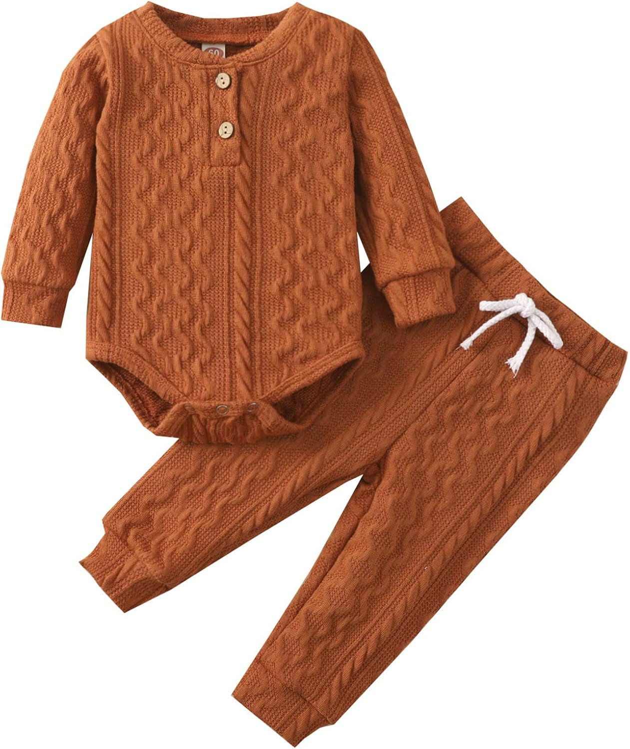 Winter Newborn Baby Unisex Clothes Set 2Pcs
