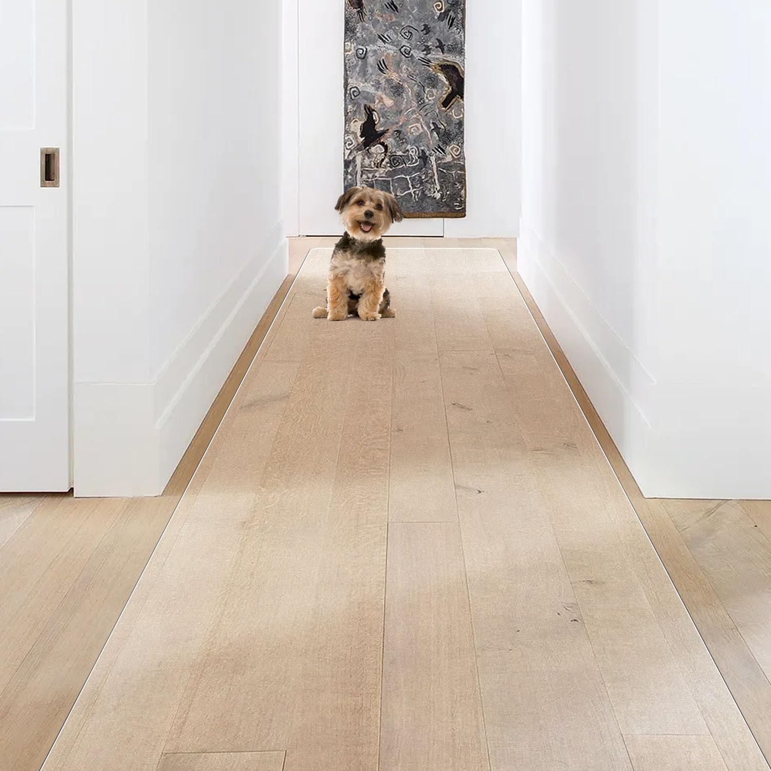 SALLOUS 6x2 ft Clear Hallway Runner Rug 1