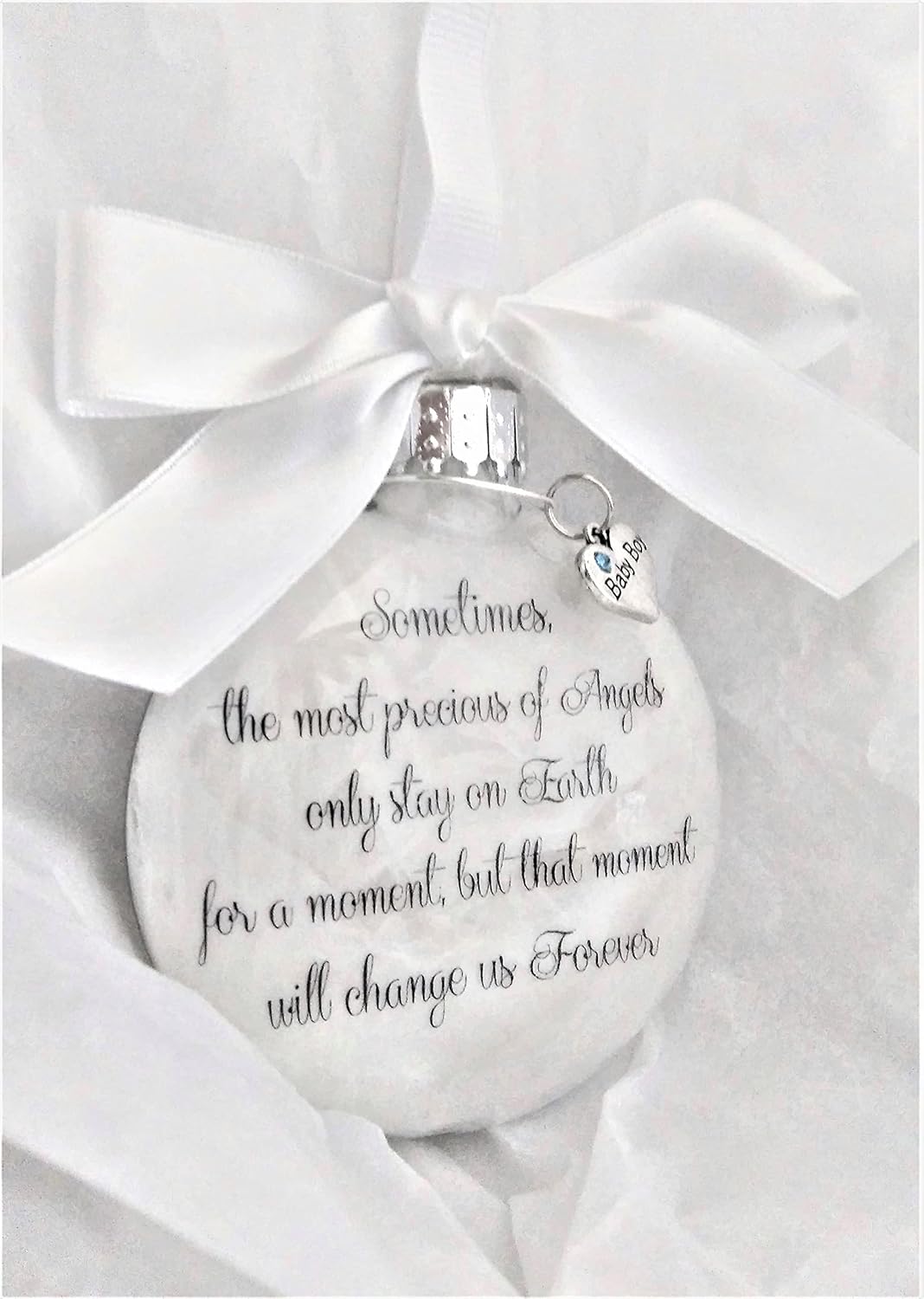 Baby Boy Memorial Ornament Sympathy Gift