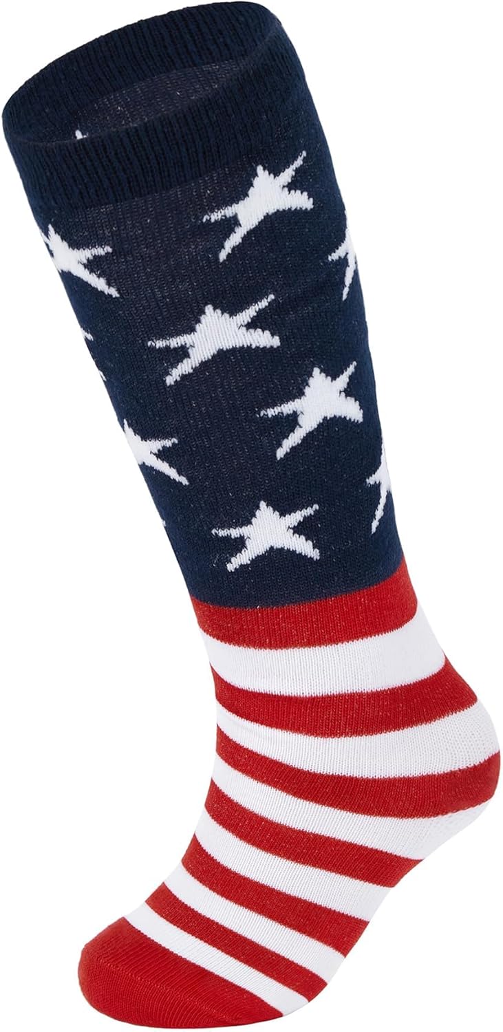 Zando Kids Knee High Soccer Socks for Boys Girls