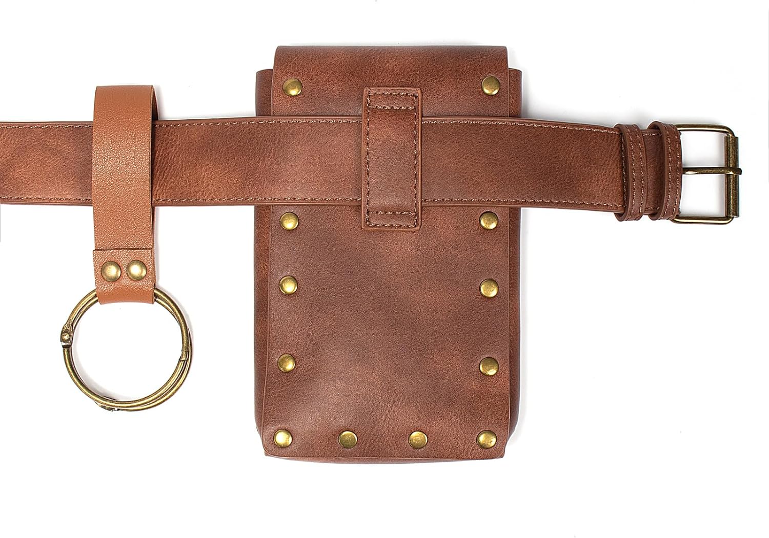 SUMGOGO Steampunk Belt Pouch Medieval Bag with Leather Strap