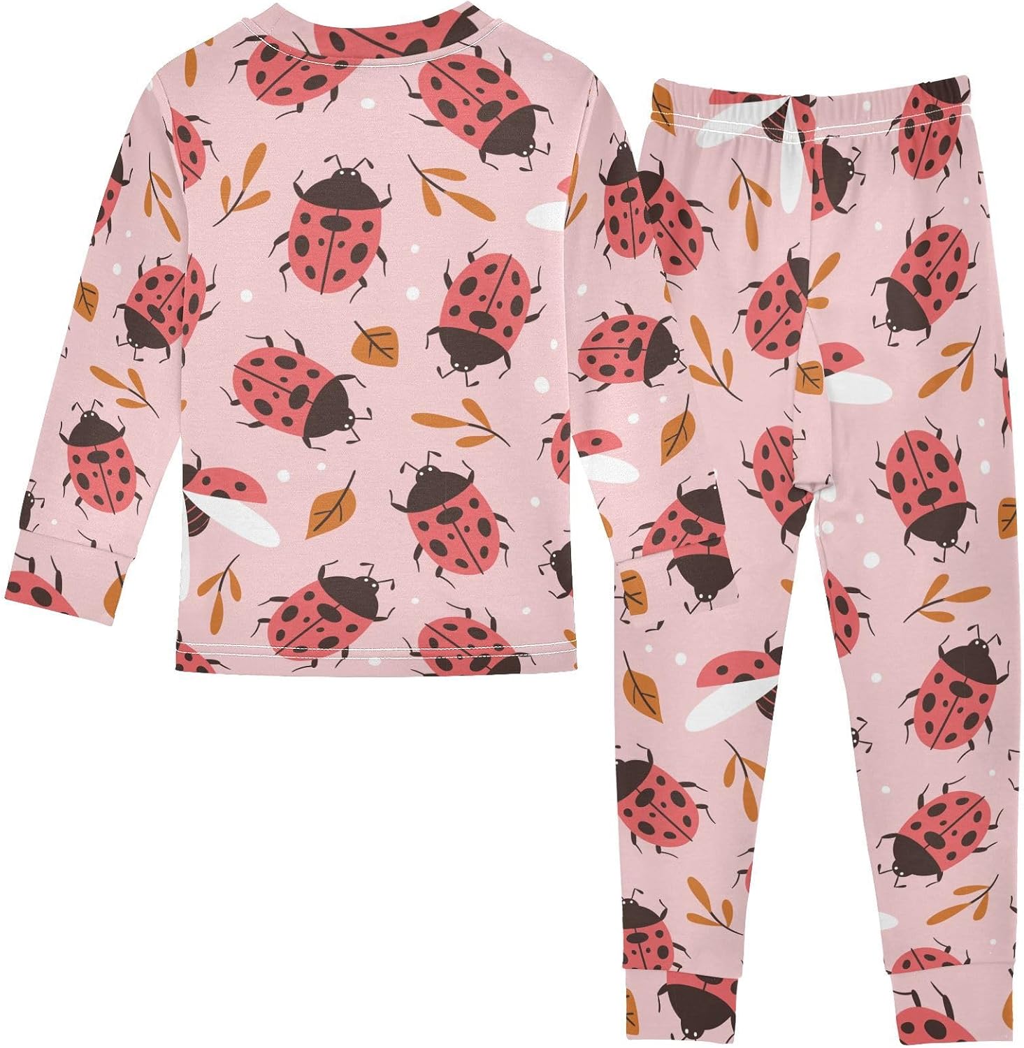 WIFIU Soft Cotton Pajama Set for Girls 18M-8Y
