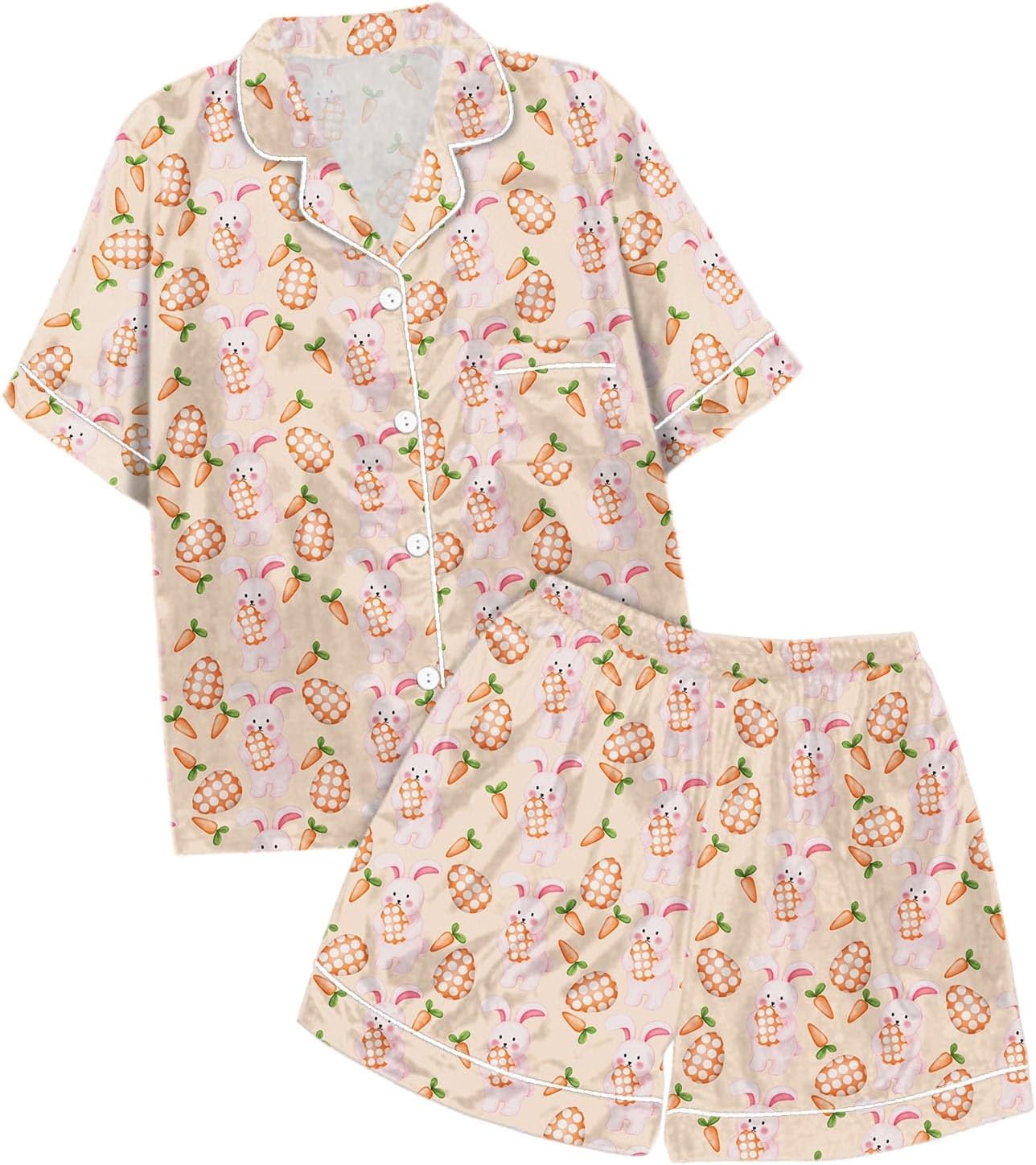 2 Piece Kids Pajamas Set Graphic Print for Boys and Girls