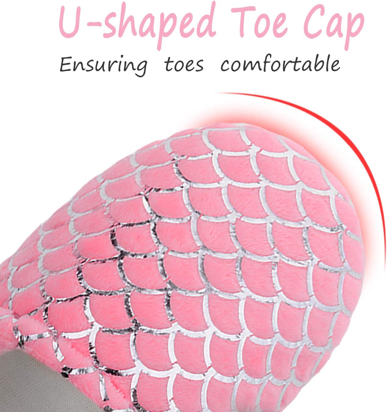 MIXIN Cute Kids Slippers with Memory Foam and Rubber Sole