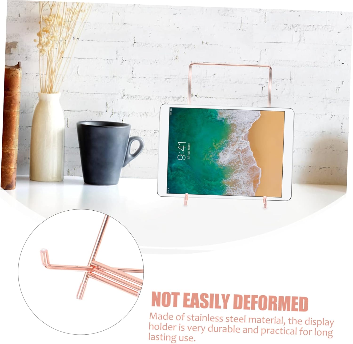 DECHOUS Stainless Steel Plate Holder Display Stand 1