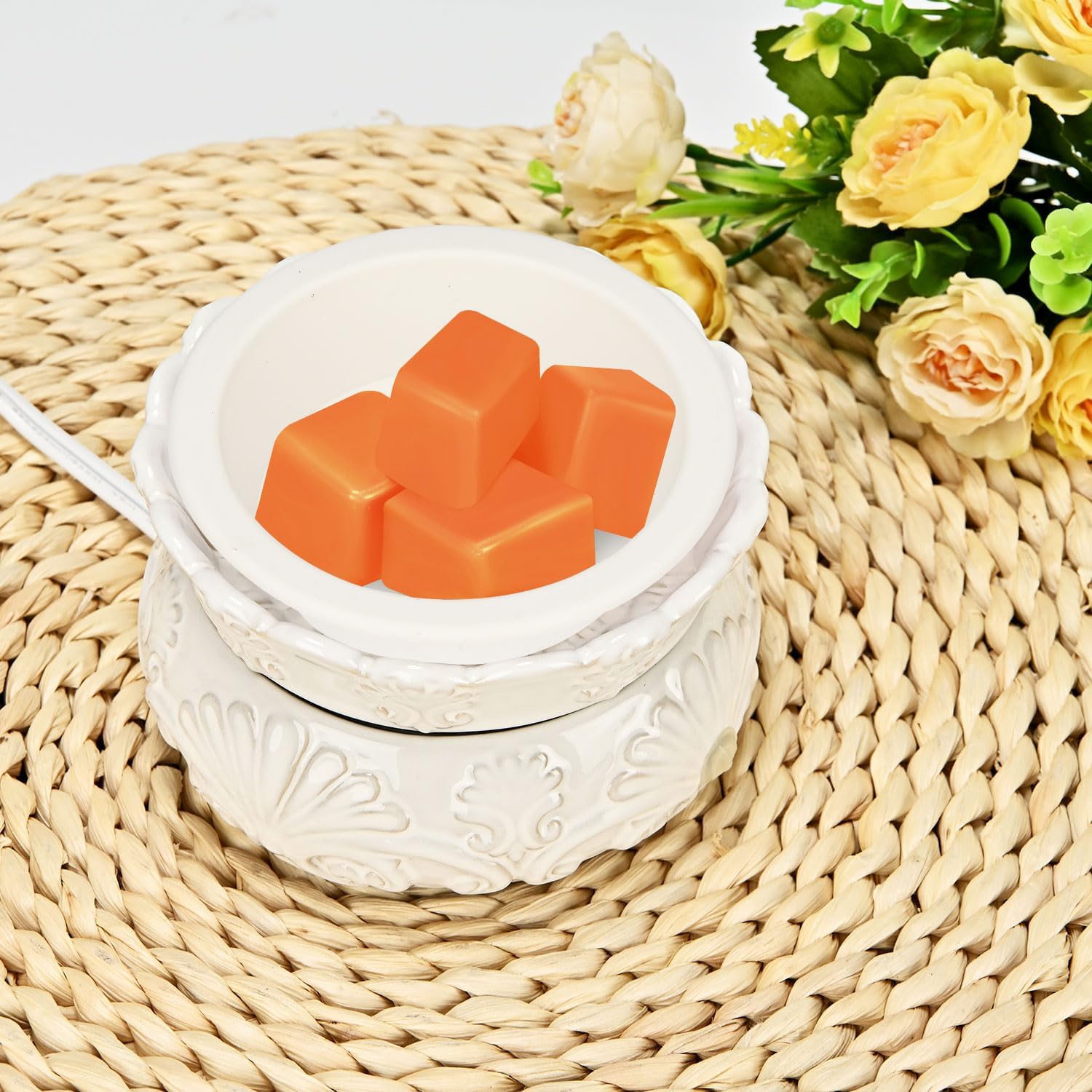 ASAWASA 2 Pcs Silicone Liners for Wax Warmer - Medium Size