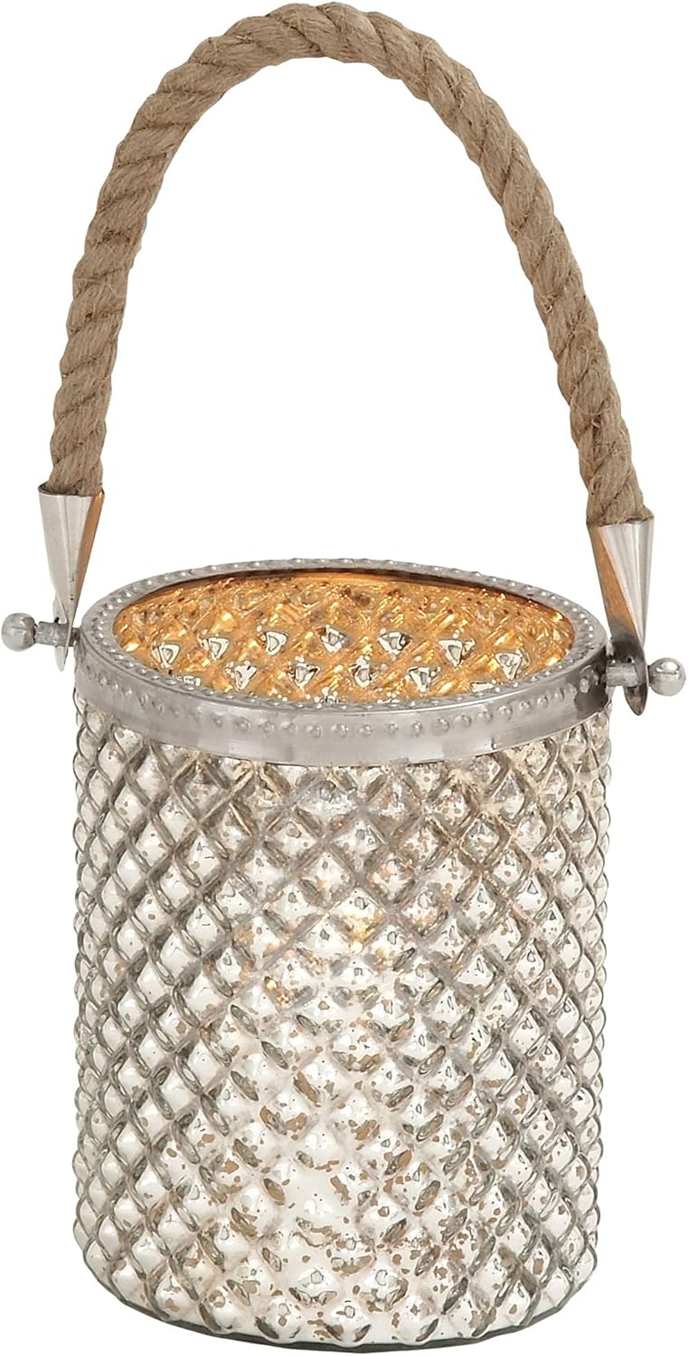 Clear Glass Coastal Lantern 13 x 5 Beach