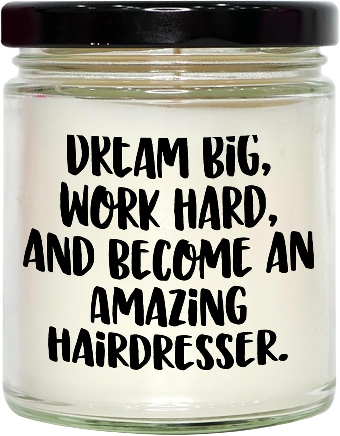 Vanilla Soy Candle for Hairdresser 9oz Jar