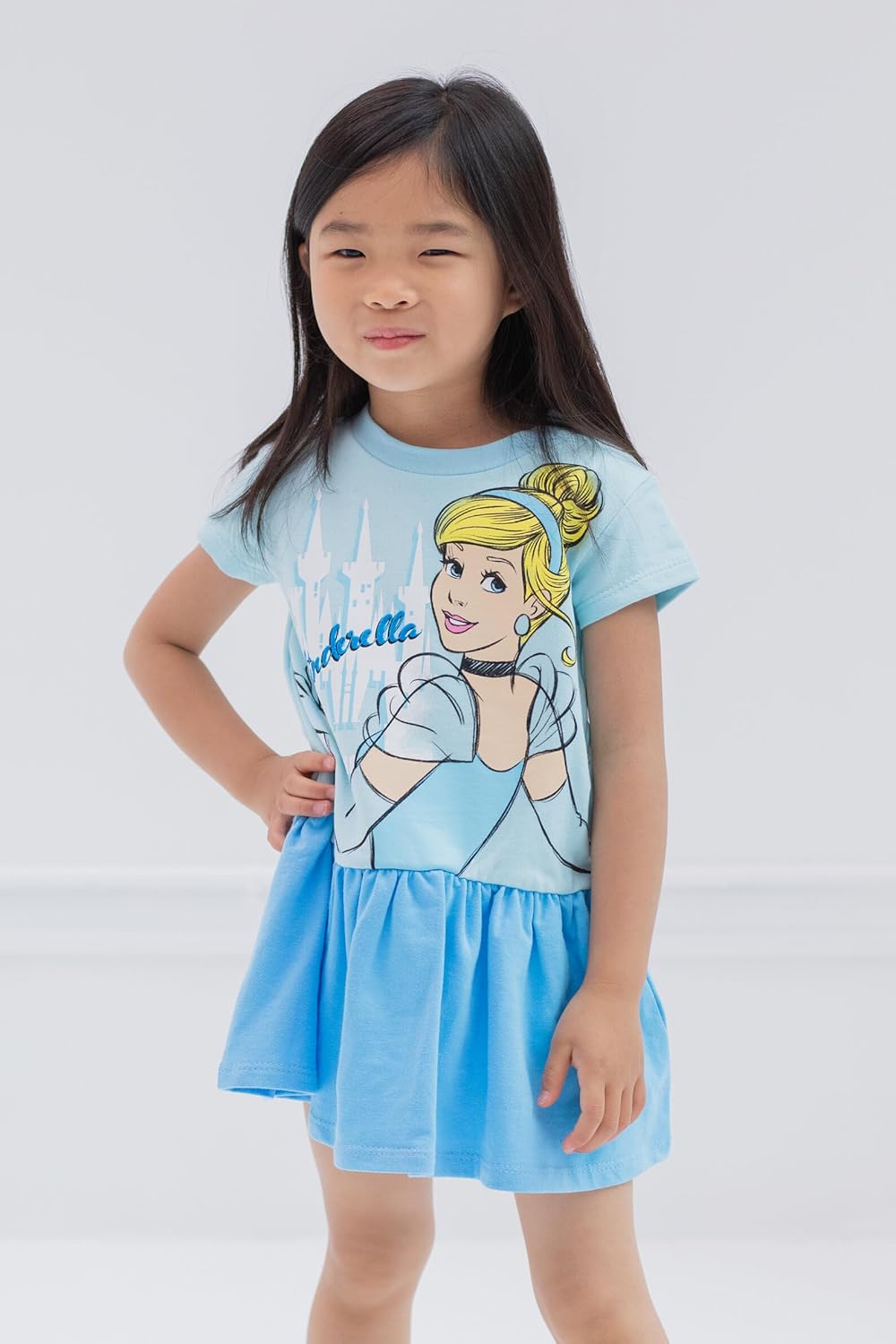 Disney Princess Girls Short Sleeve Dress