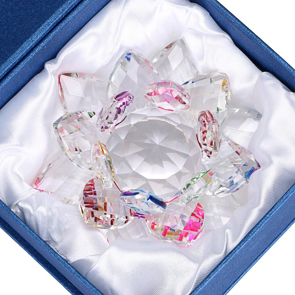 OwnMy Sparkle Crystal Lotus Feng Shui Decor