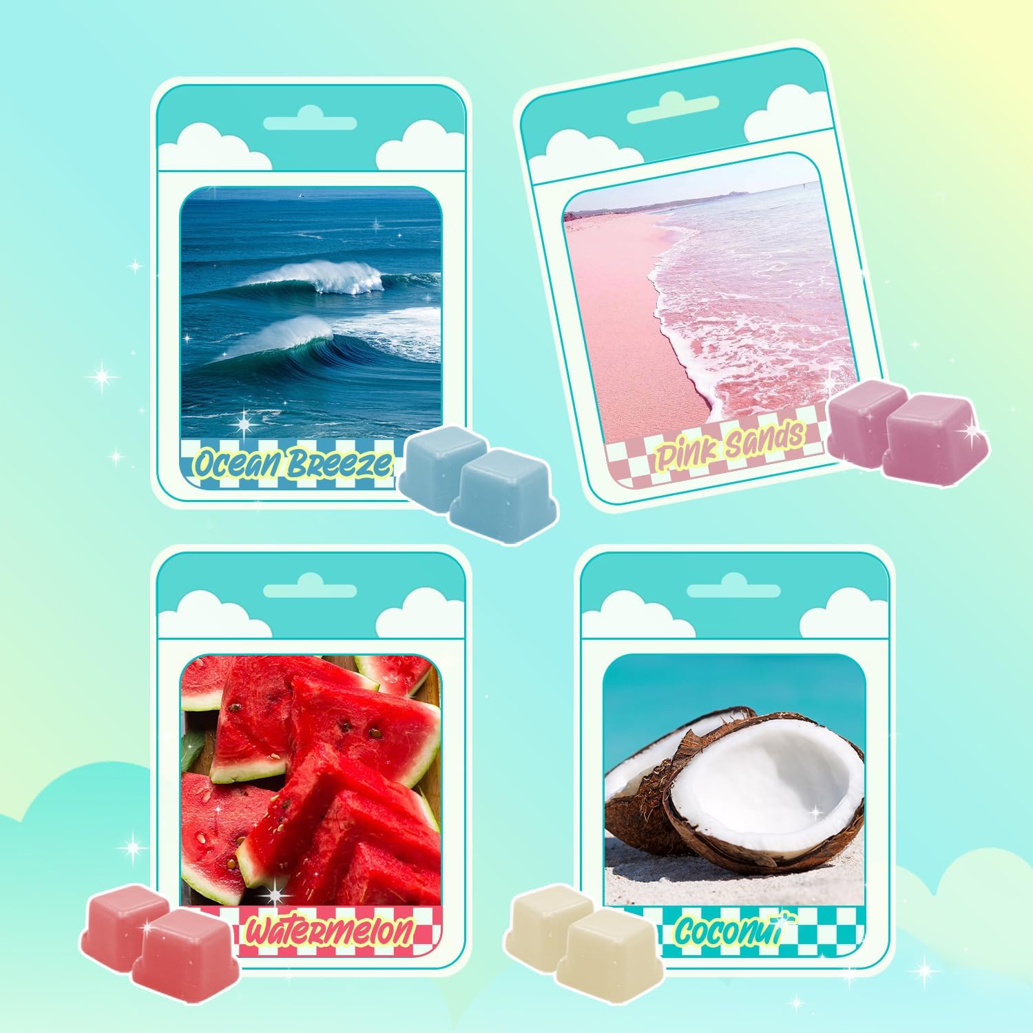 SoulOrigin Summer Scented Wax Melts 8Pack 1