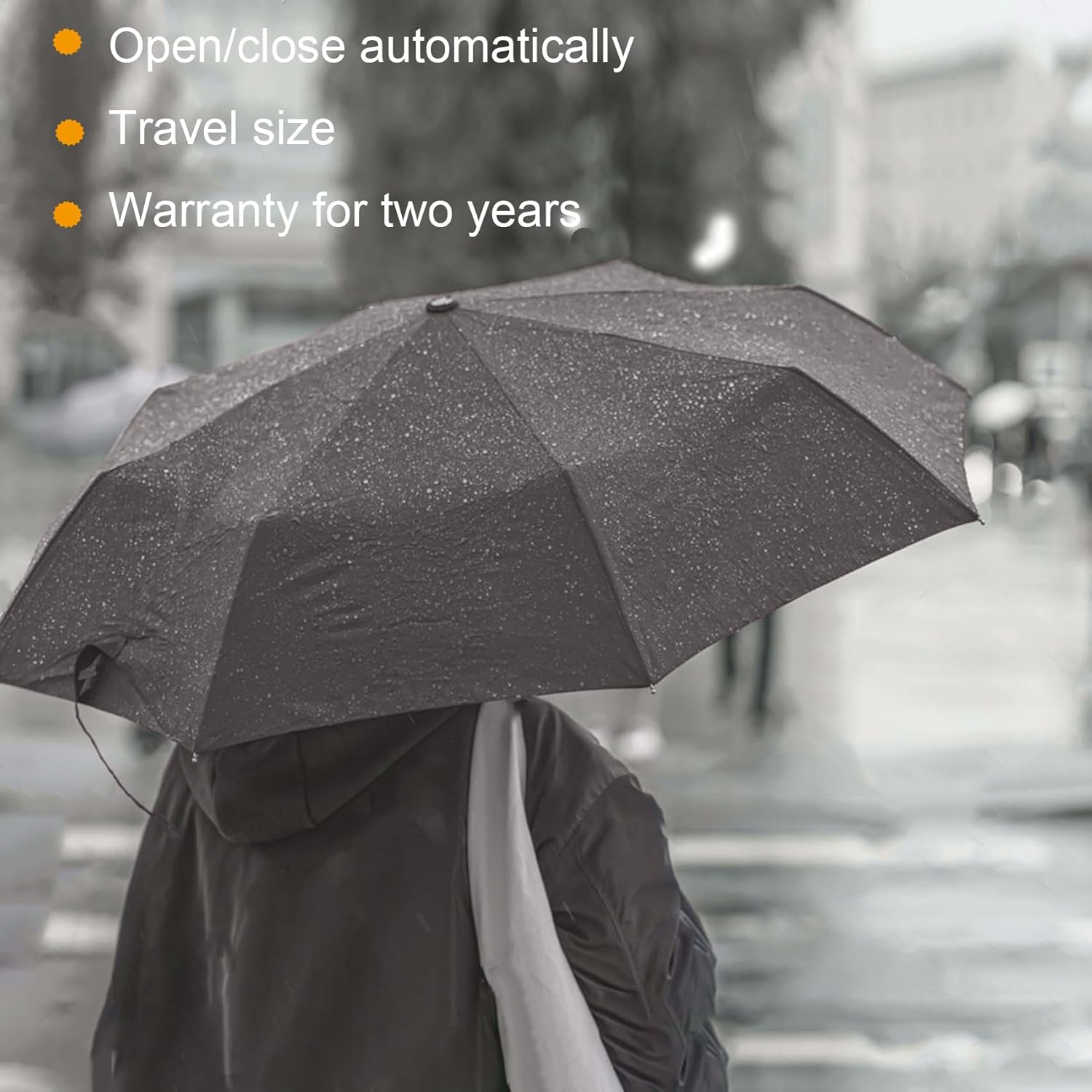 SIEPASA Compact Travel Umbrella - Windproof Auto OpenClose