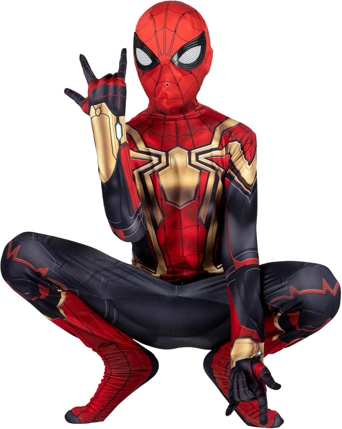 Marvel Spider-Man Youth Zentai Costume with Invisible Zippers
