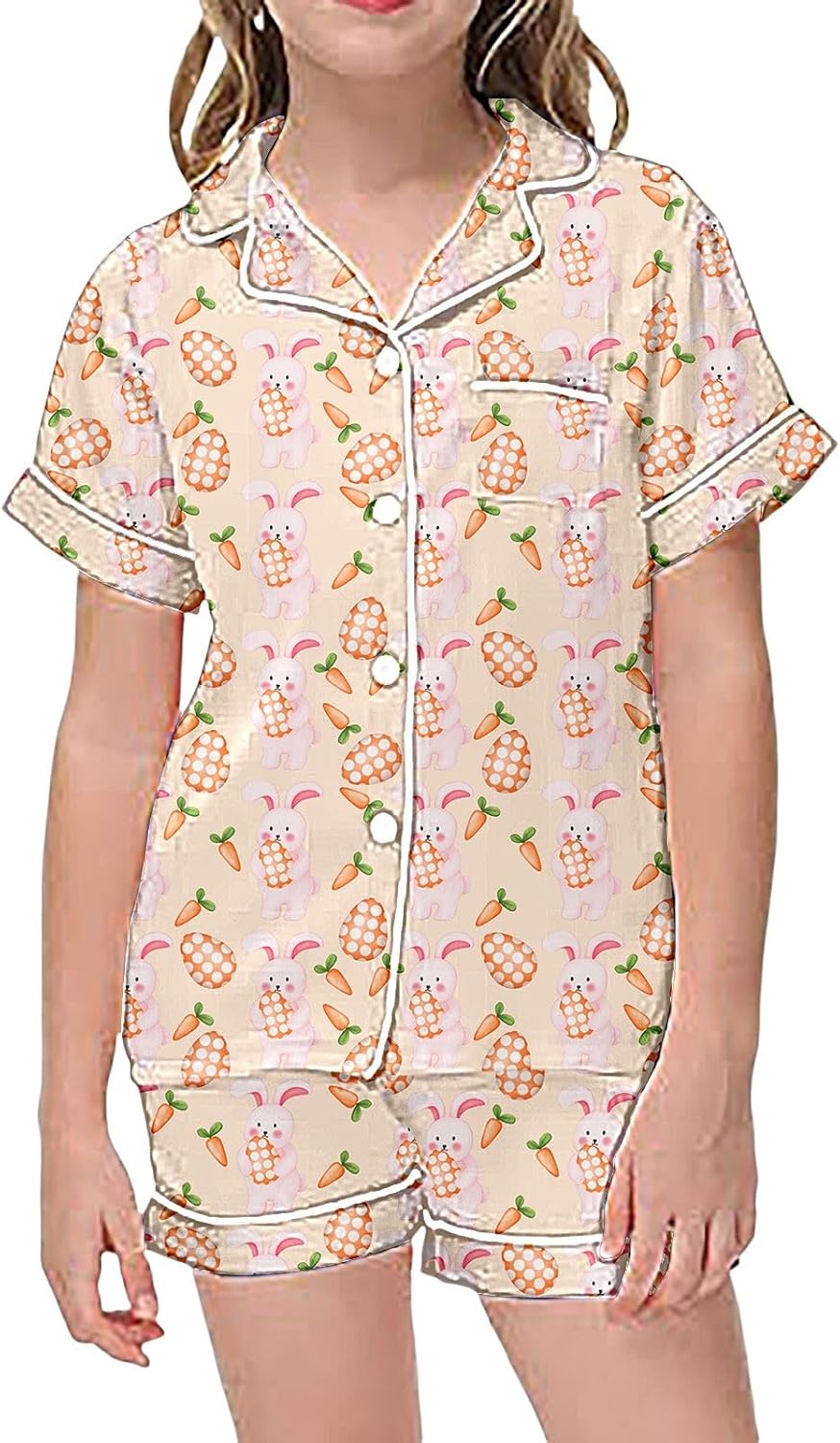2 Piece Kids Pajamas Set Graphic Print for Boys and Girls