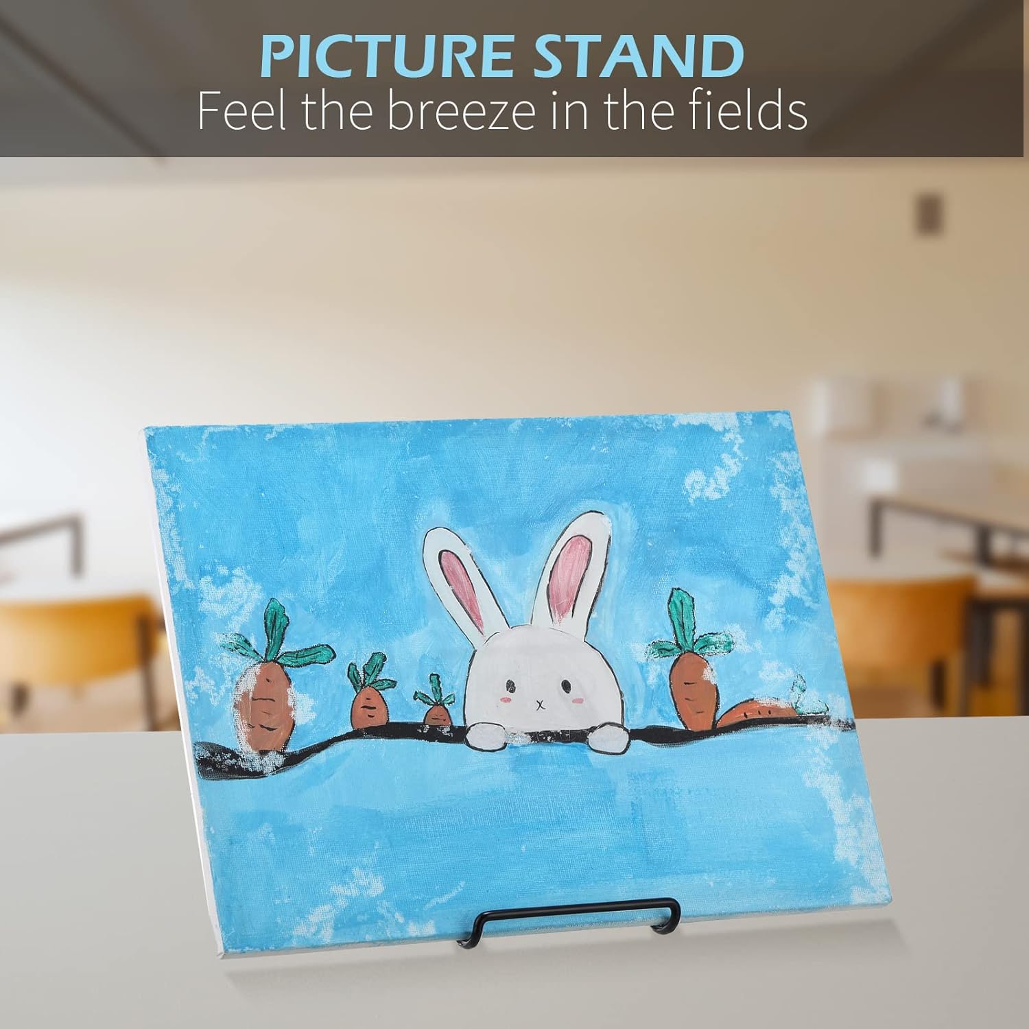 Kenning 24-Piece Adjustable Easel Stand Black 1