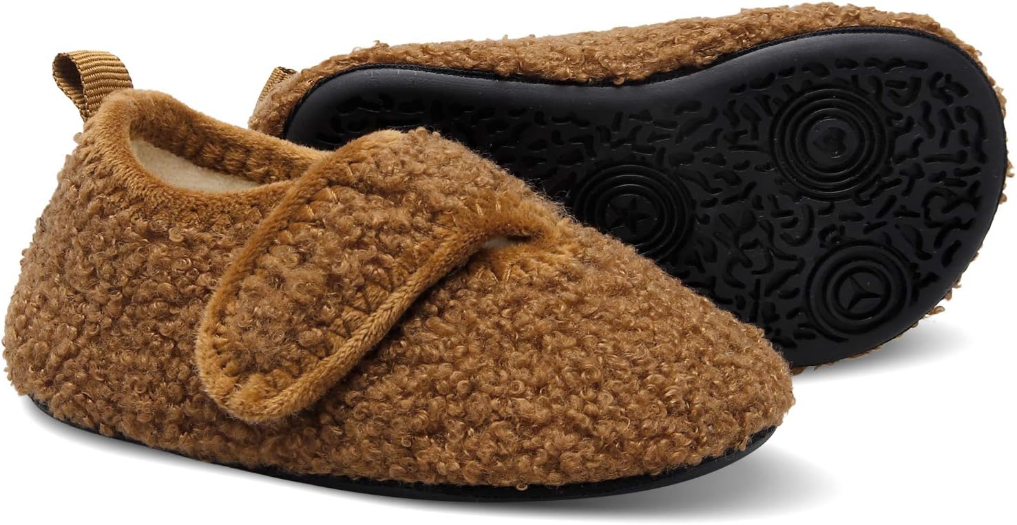 Scurtain Unisex Kids Toddler Slippers Winter