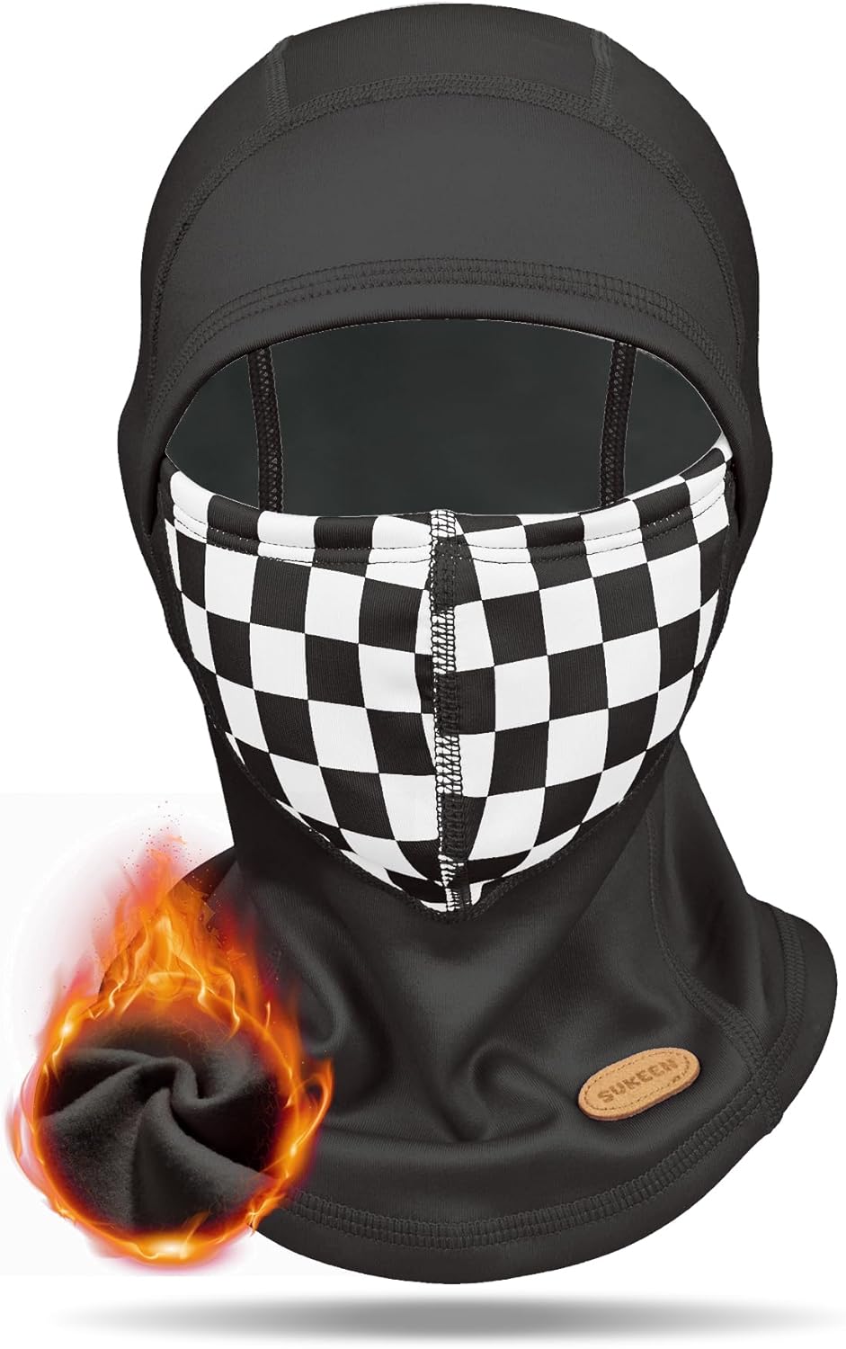 Sukeen Kids Winter Balaclava Ski Mask with Fleece Lining and Neck Gaiter