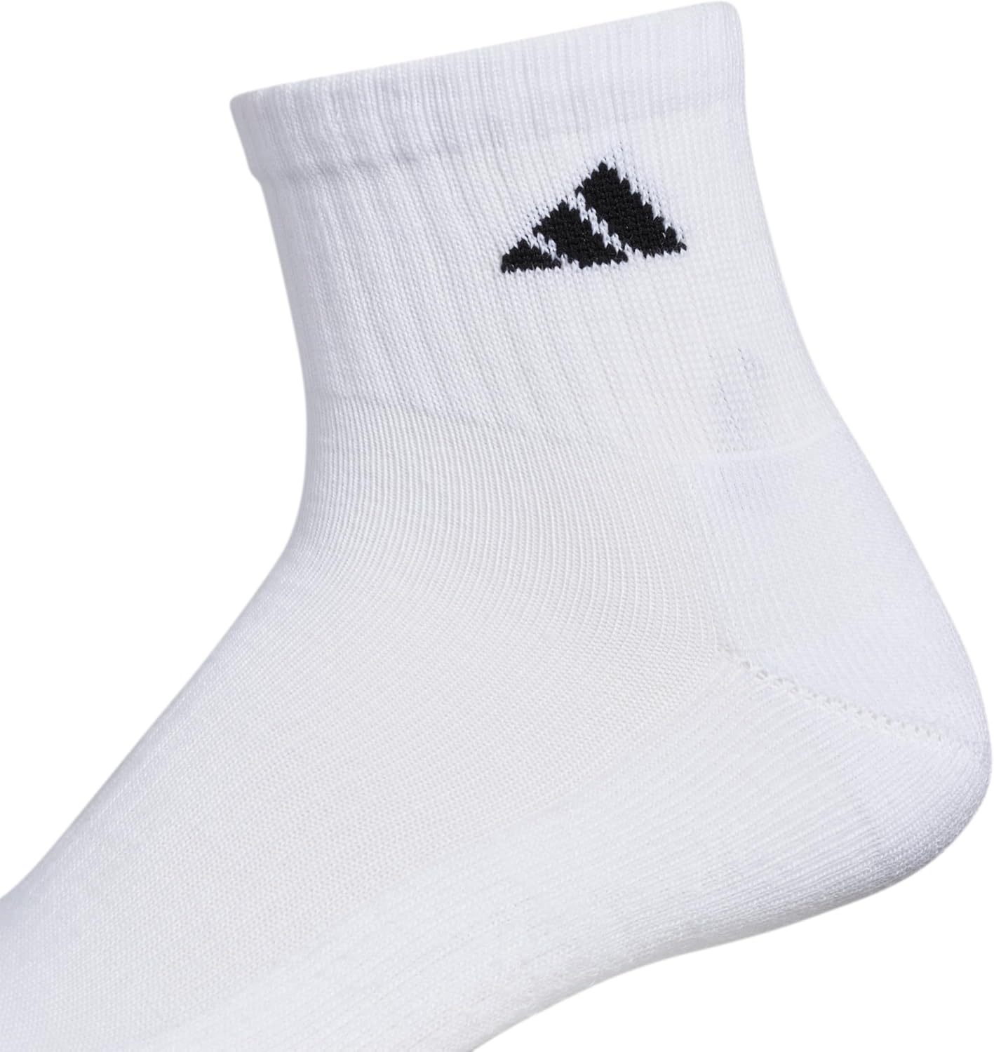 adidas Mens Athletic Cushioned Quarter Socks 6 Pairs