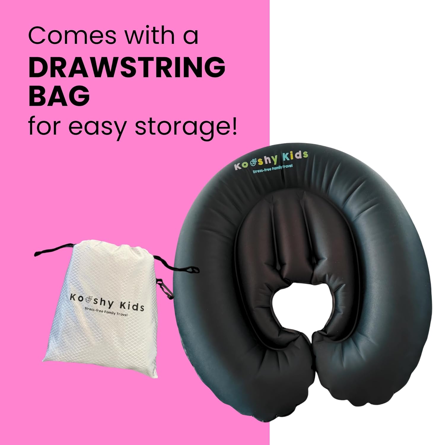 Premium Kooshy Kloud - Travel Pillow for Kids and Adults