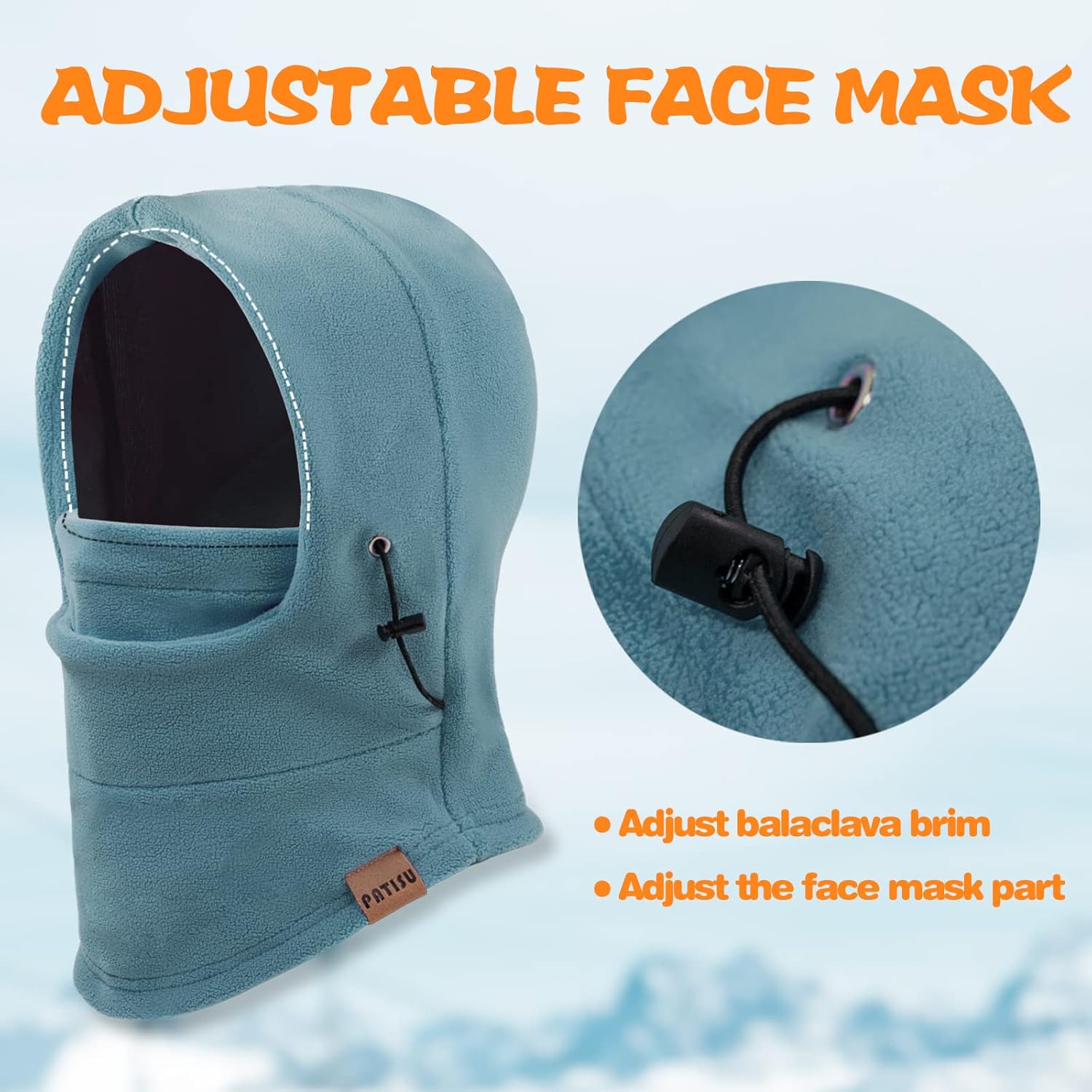 Dymex Kids Balaclava Windproof Ski Mask for Cold Weather