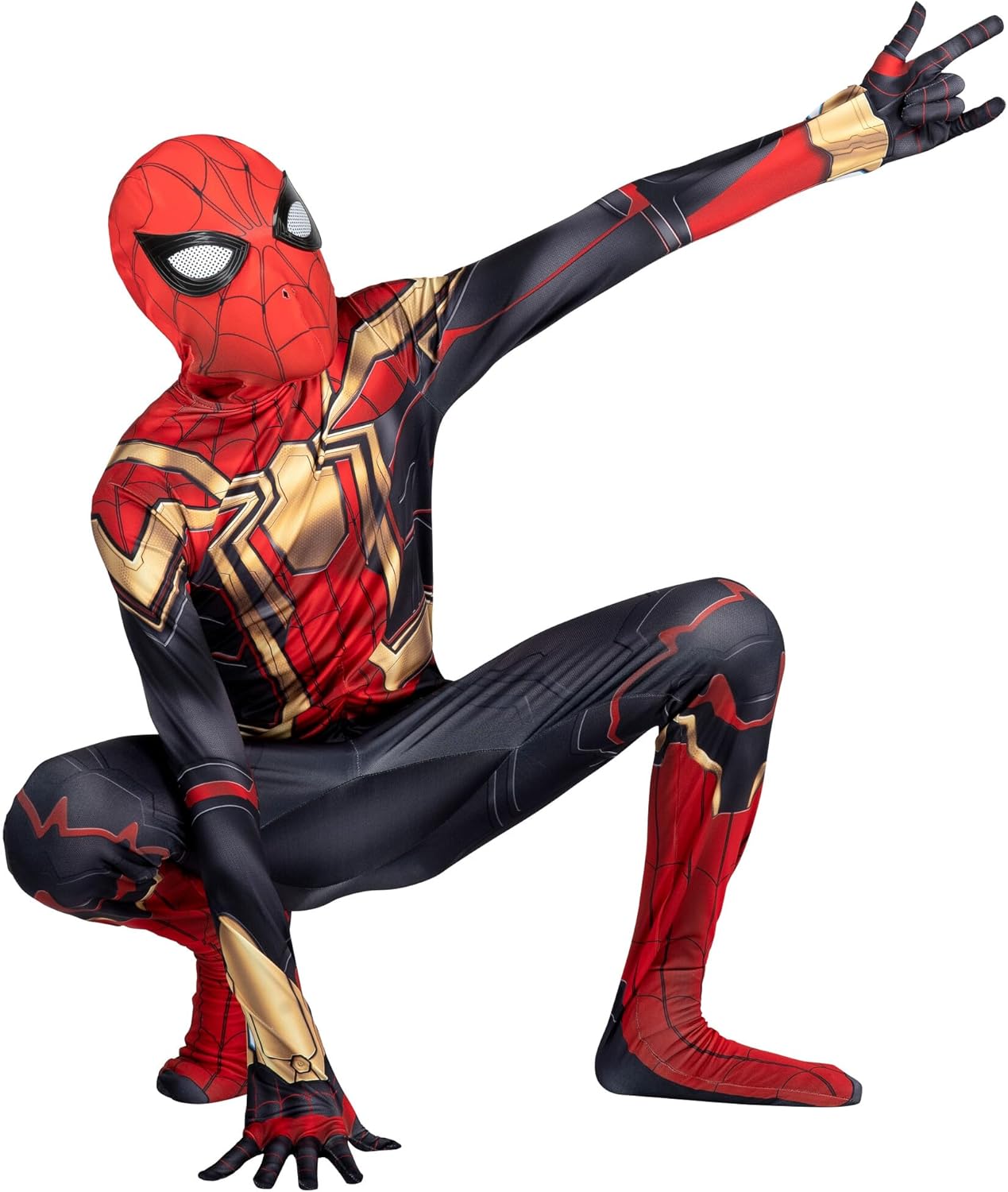 Marvel Spider-Man Youth Zentai Costume with Invisible Zippers
