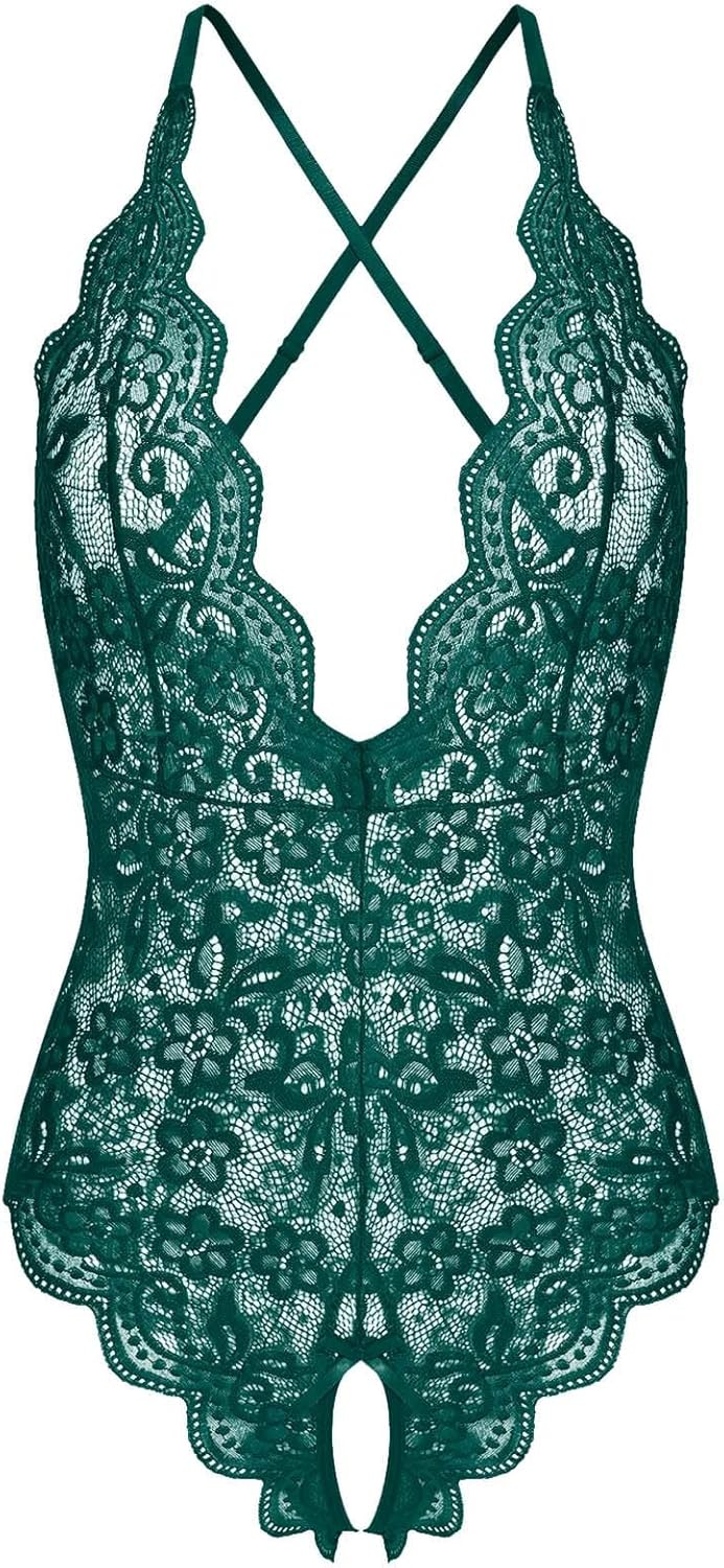 Women Sexy Lingerie Set with Crochet and Embroidery