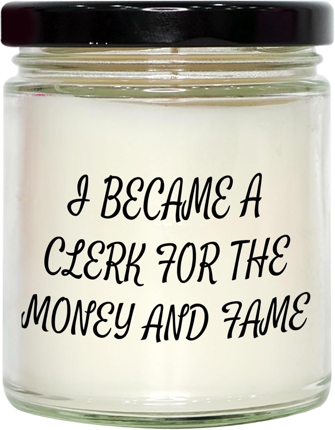 Vanilla Soy Candle for Clerks - Unique Valentines Gift