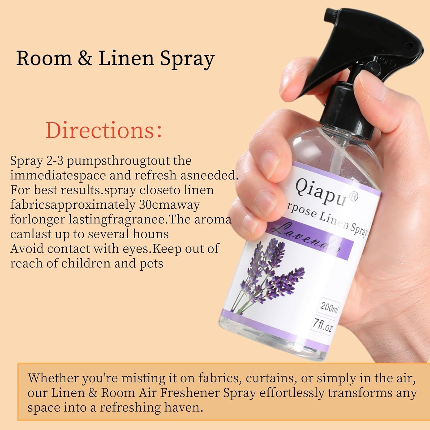 2-Pack Linen Spray Set Vanilla Jasmine