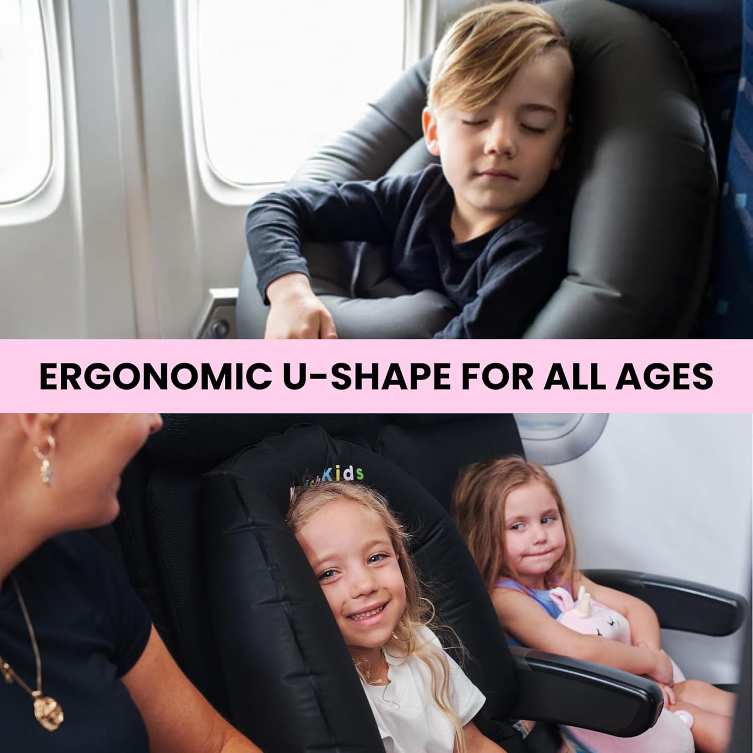 Premium Kooshy Kloud - Travel Pillow for Kids and Adults