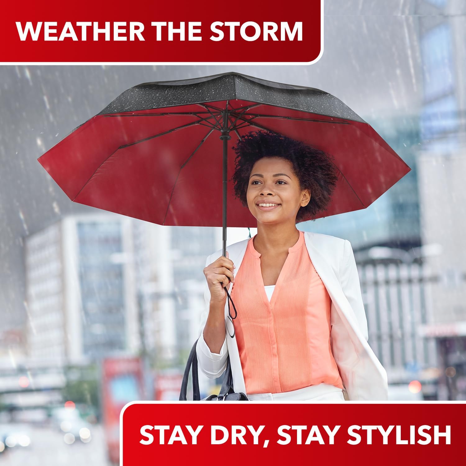 Repel Umbrella - Windproof Travel Umbrella for Rain 1