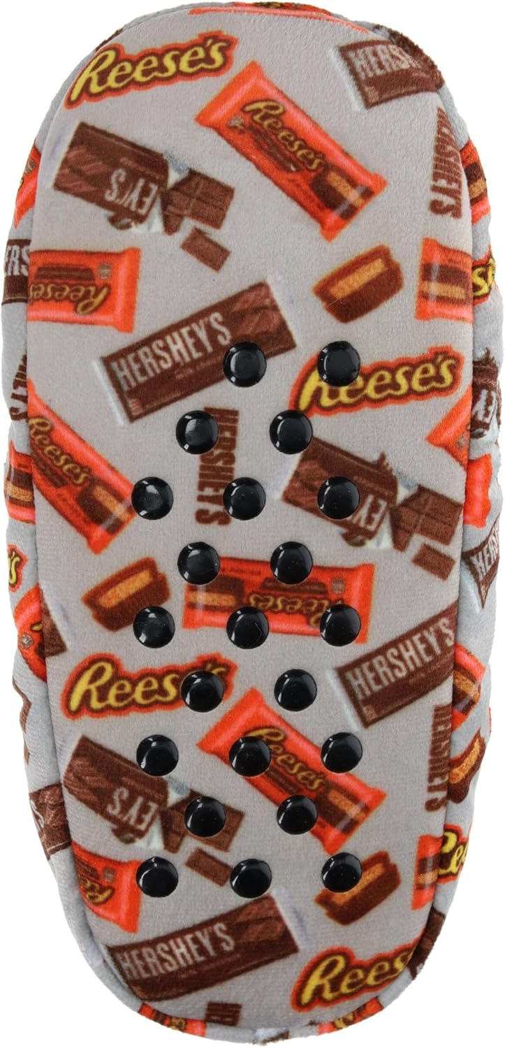 HERSHEYS Sock Slippers For Kids with Peanut Butter Cup Print