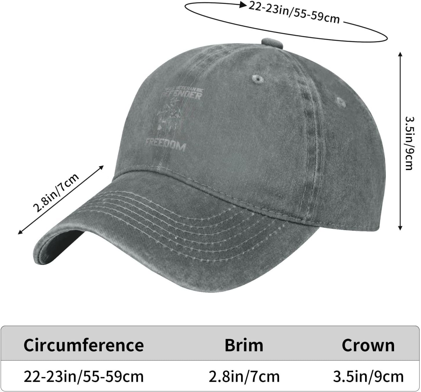RTATBY Veteran Defender of Liberty Baseball Cap