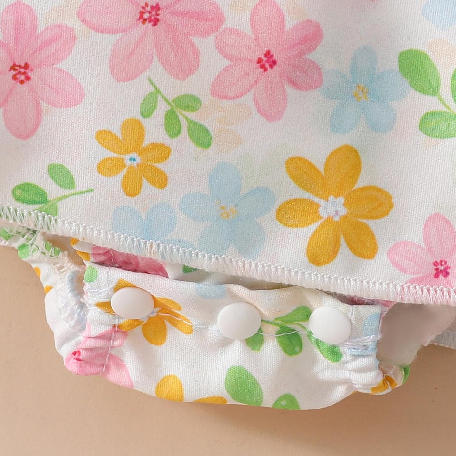 Newborn Baby Girls Cotton Romper with Headband Set 0-18M