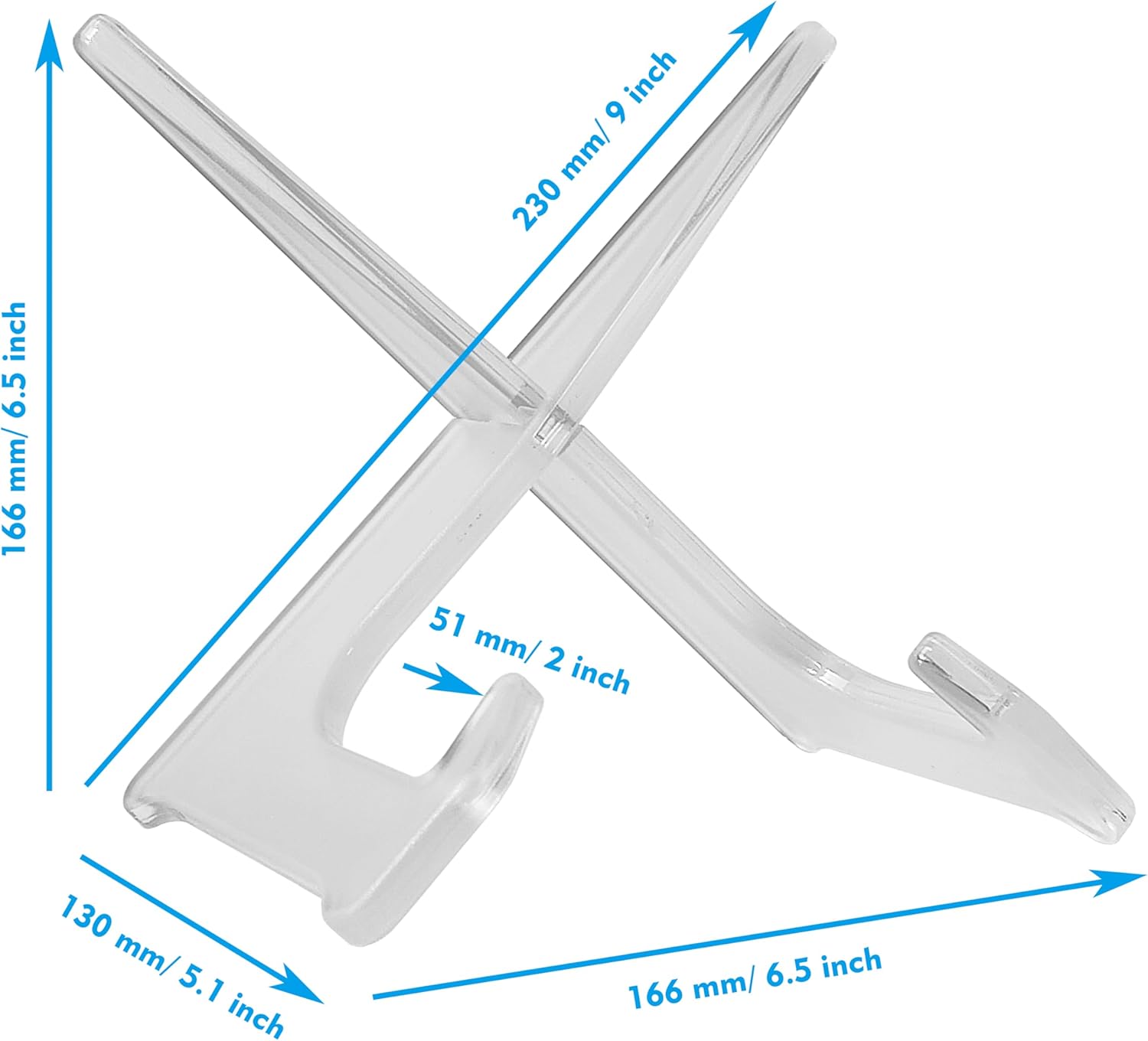 LRANFOW Plate Stand Easel Frame Holder for Photo Albums and Certificates