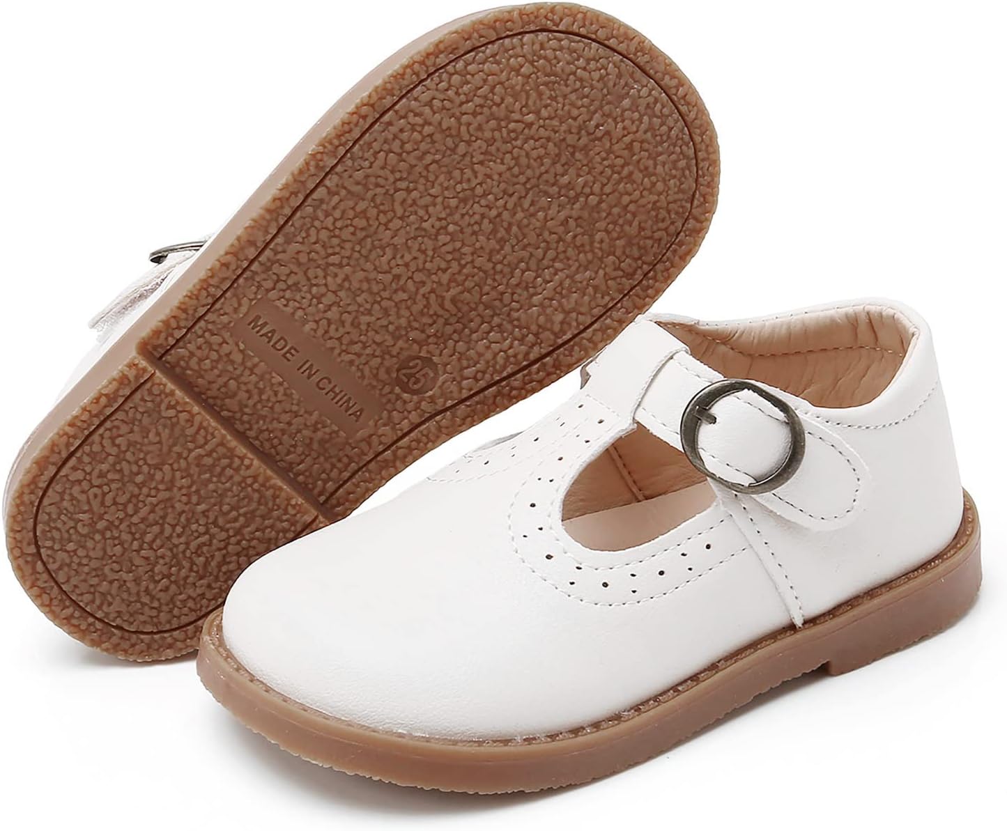 SOFMUO Toddler Mary Jane Shoes for Girls