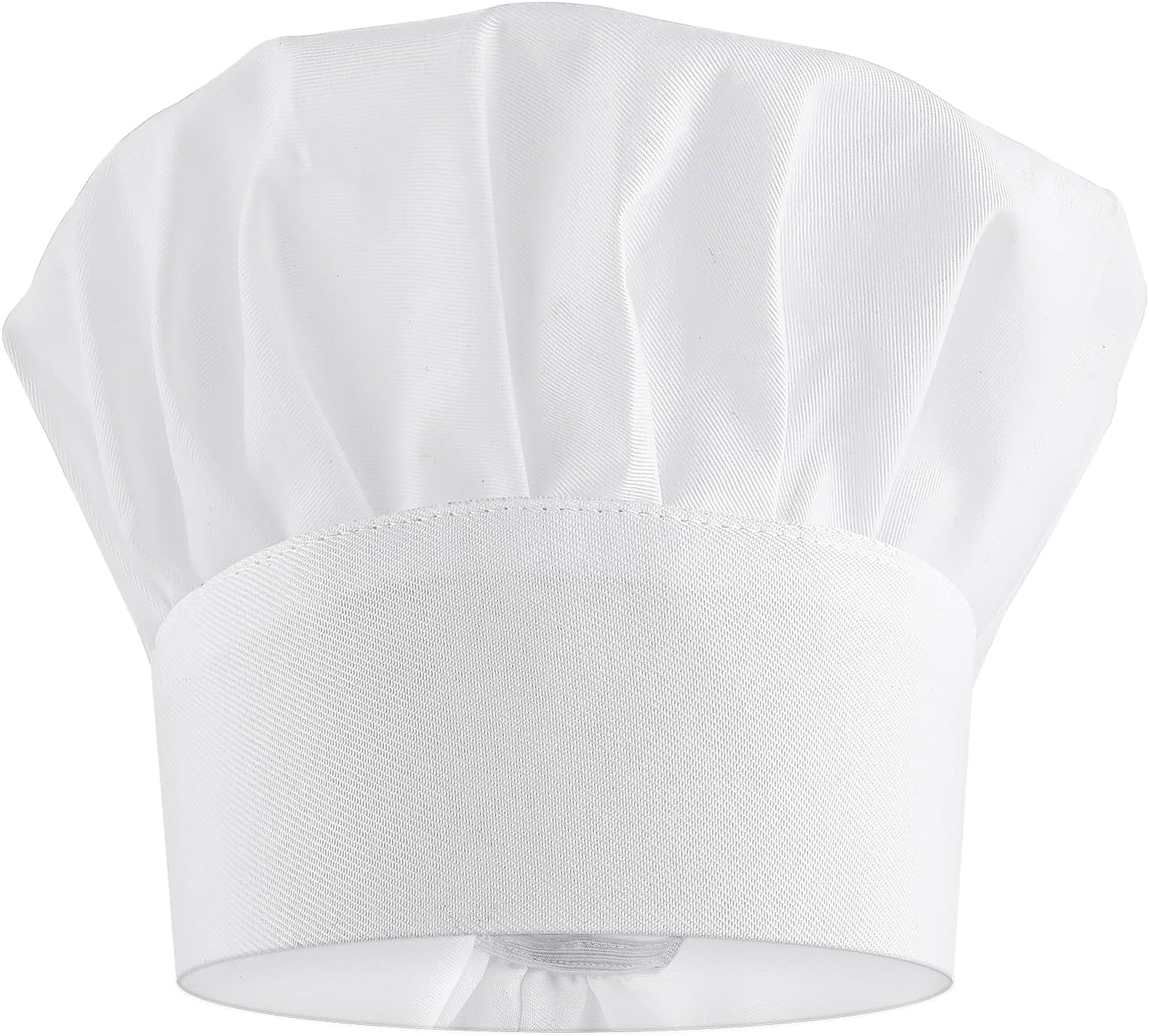 Lusofie Adjustable White Chef Hat for Adults and Kids