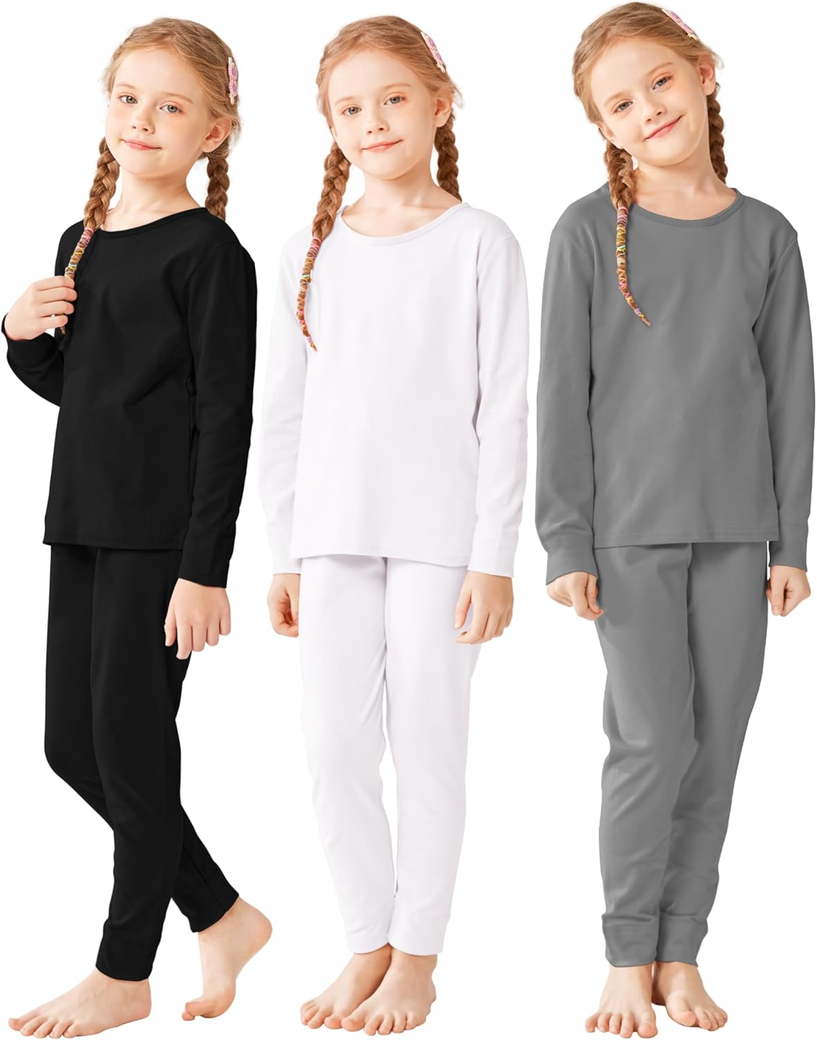 Resinta Toddler Girls Thermal Cotton Underwear Set