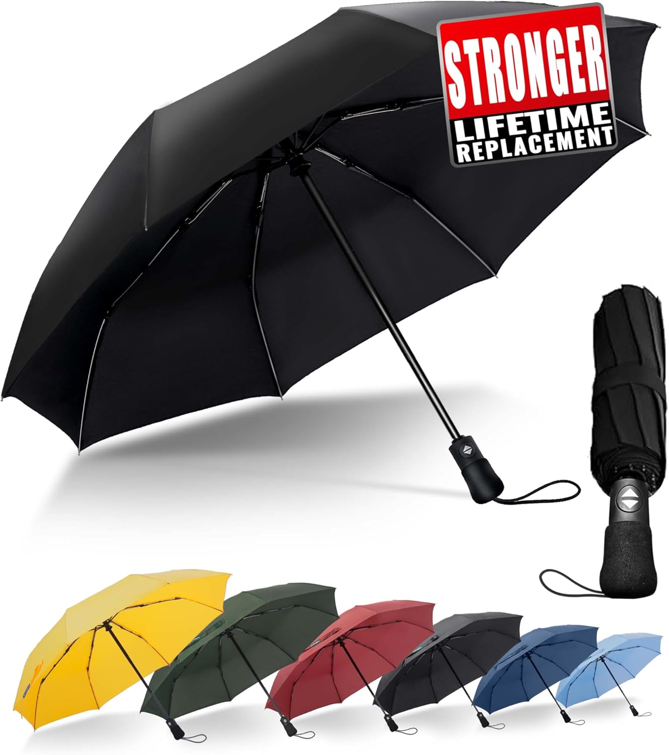 Chakipee Travel Compact Windproof Umbrella