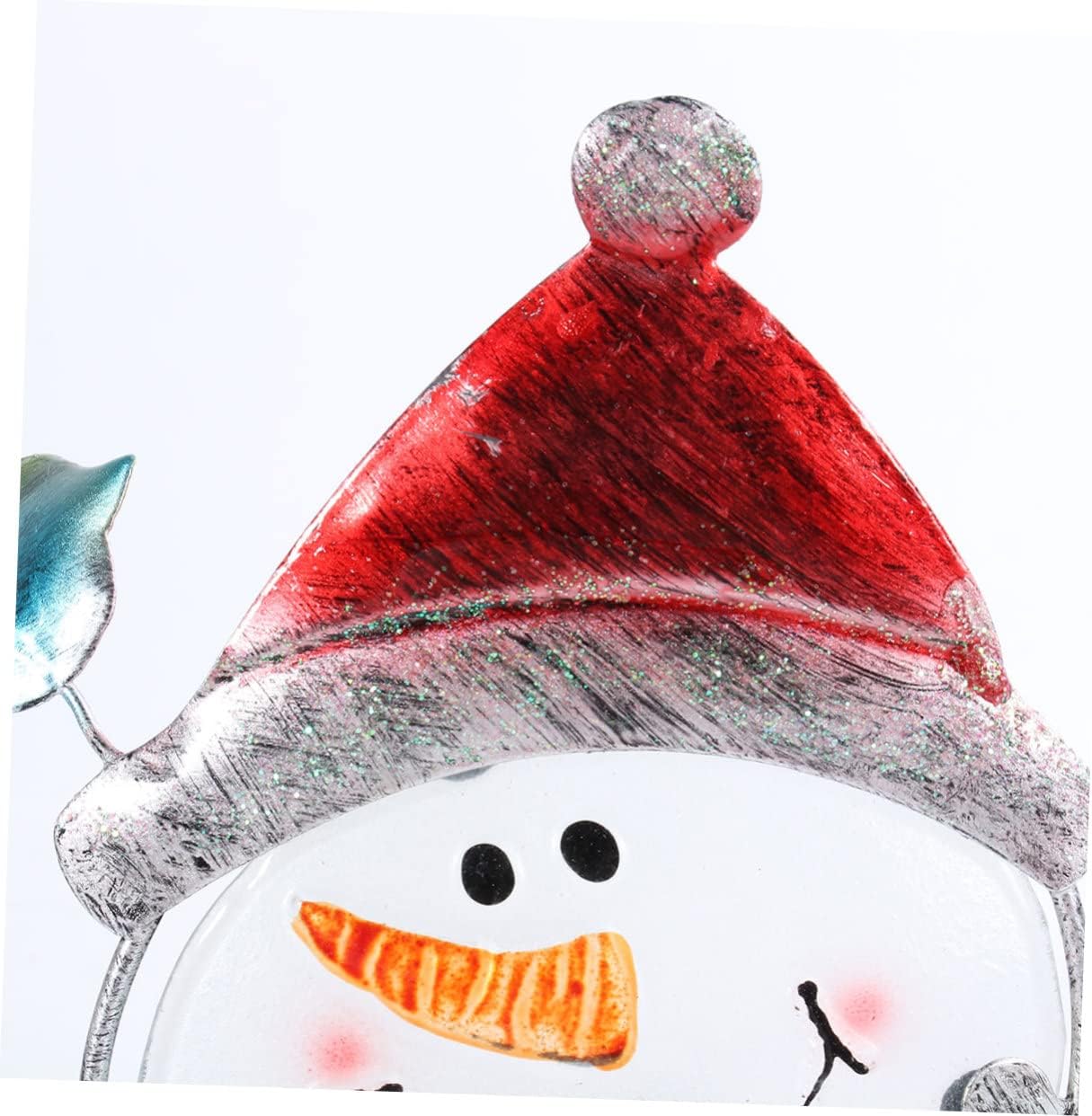 GOOHOCHY 1Pc Snowman Candlestick Holder for Christmas