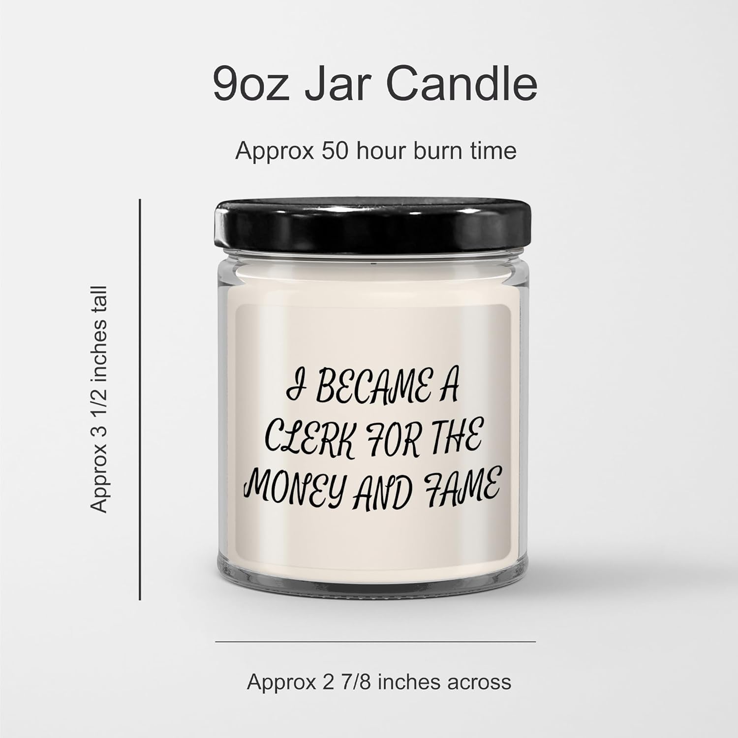Vanilla Soy Candle for Clerks - Unique Valentines Gift