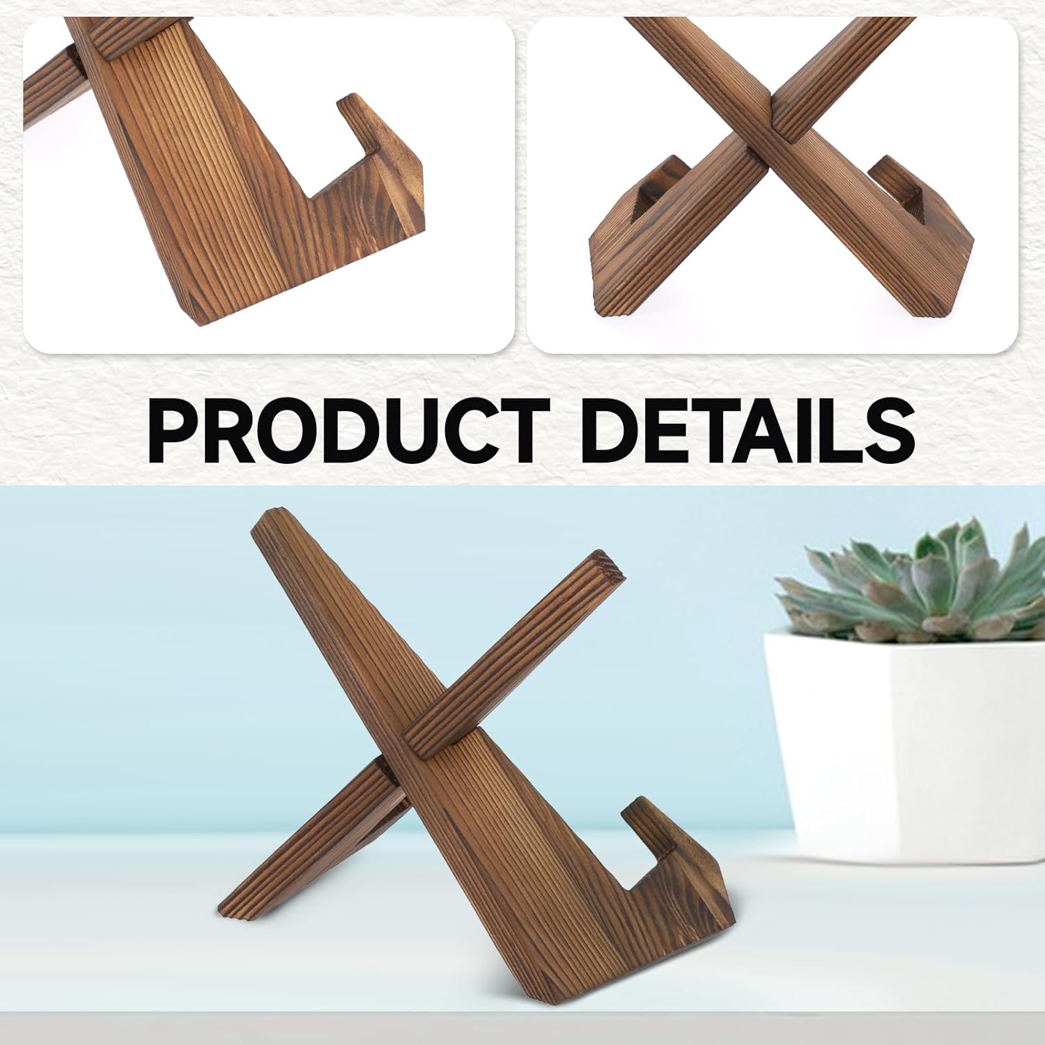 Qianyu 87 Plate Stand Wooden Easel Display Stand
